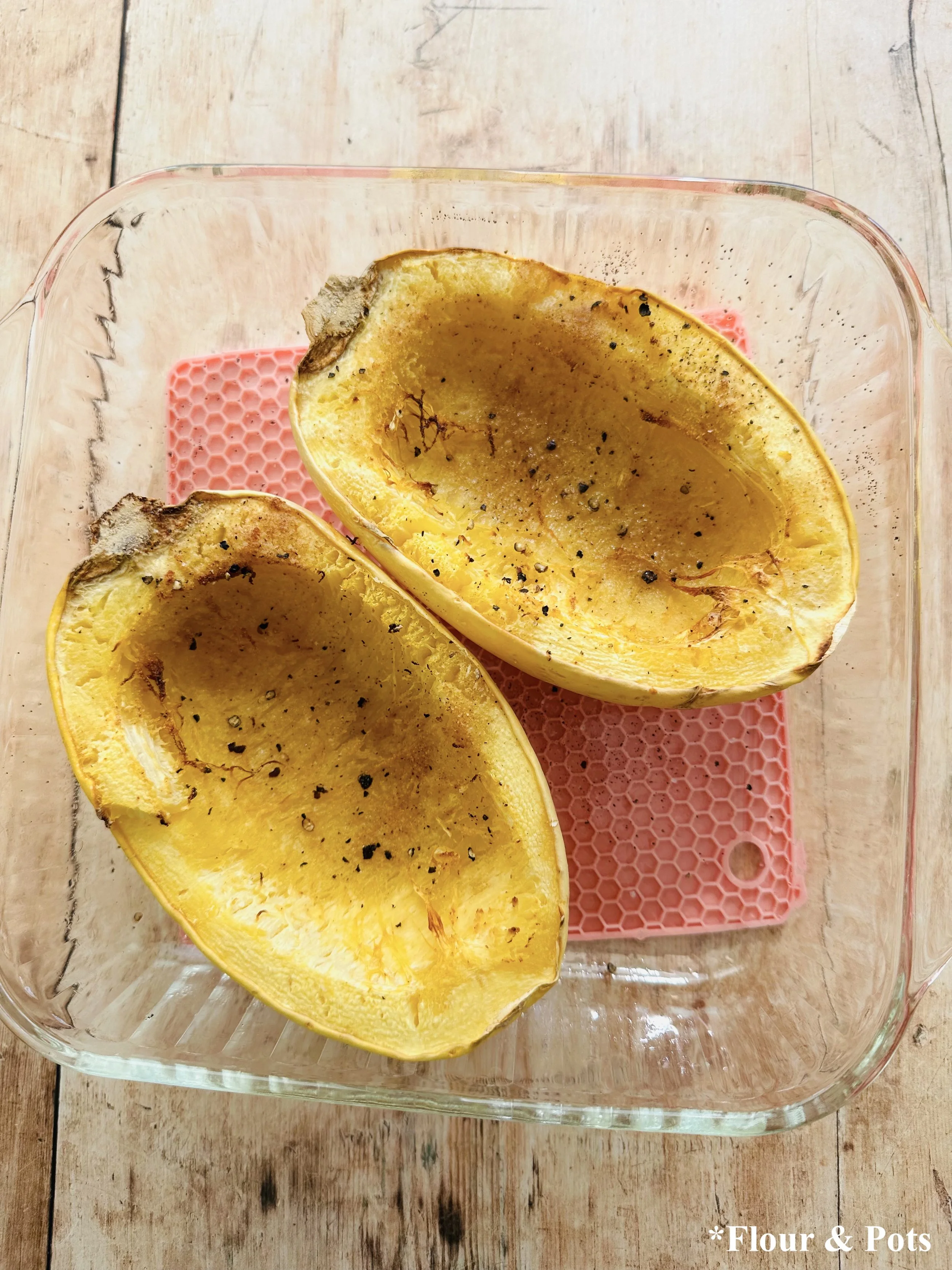 Baked Seasoned Spaghetti Squash