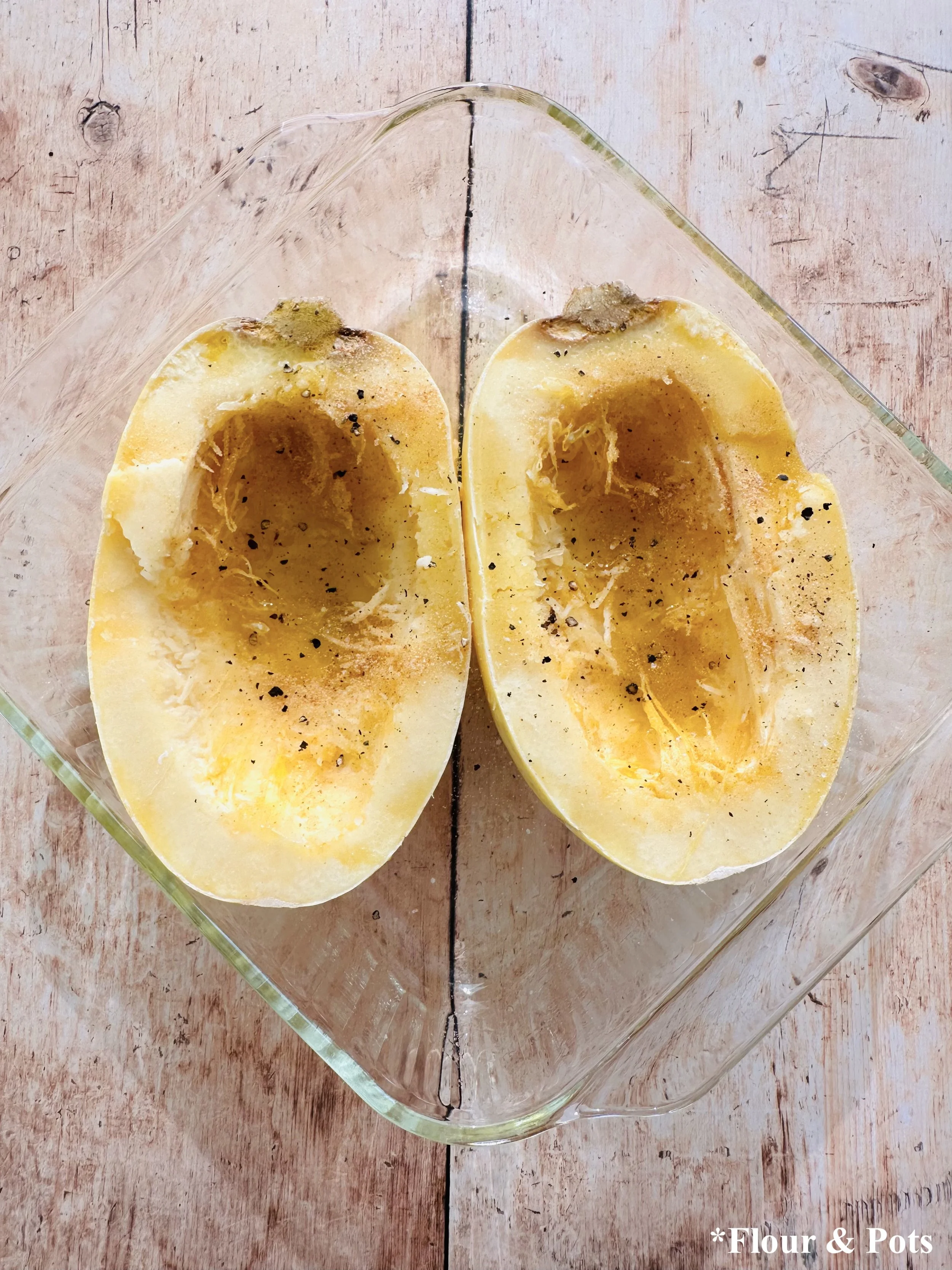 Cleaned Spaghetti Squash