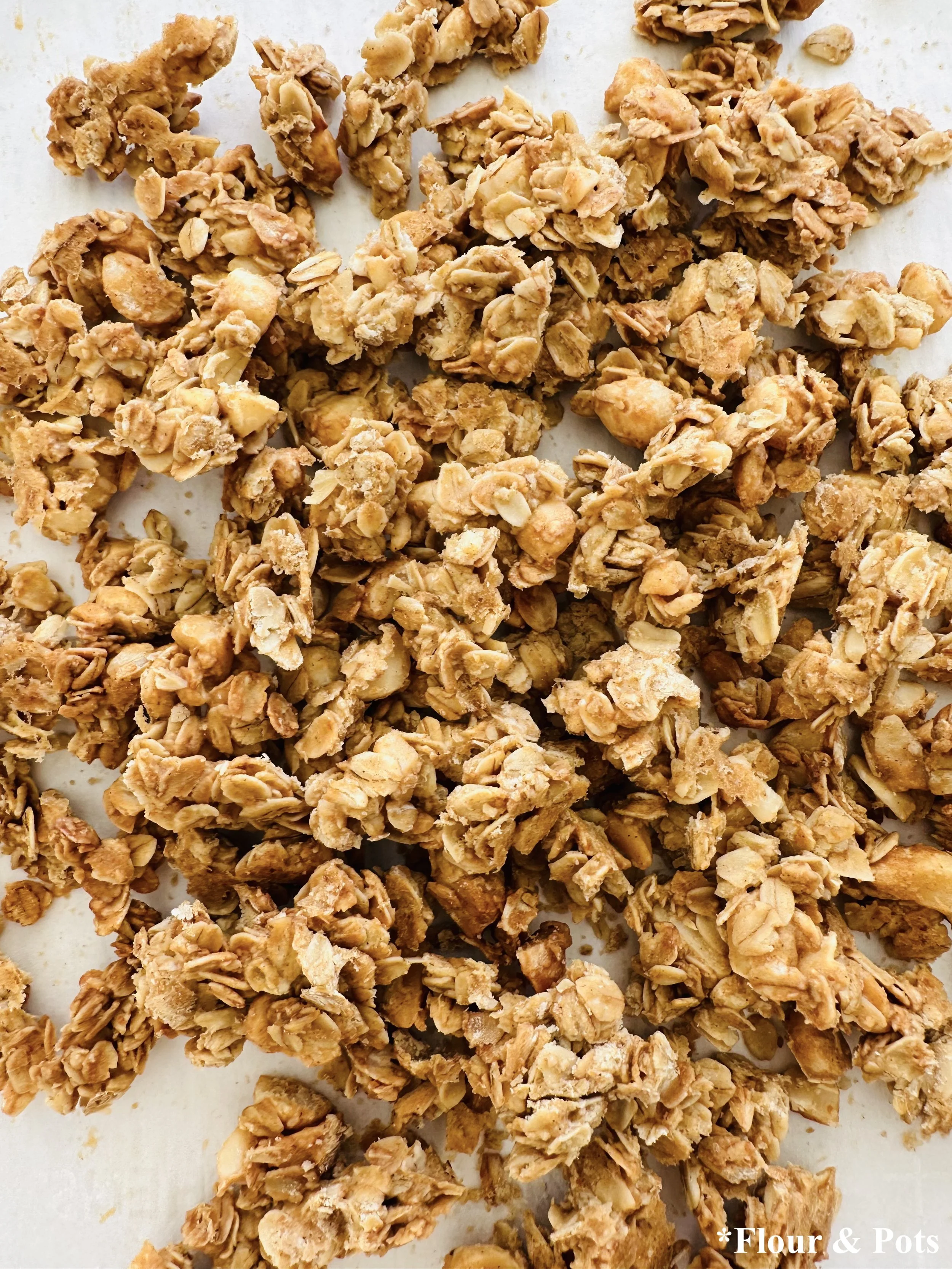 Golden Brown Granola Clusters