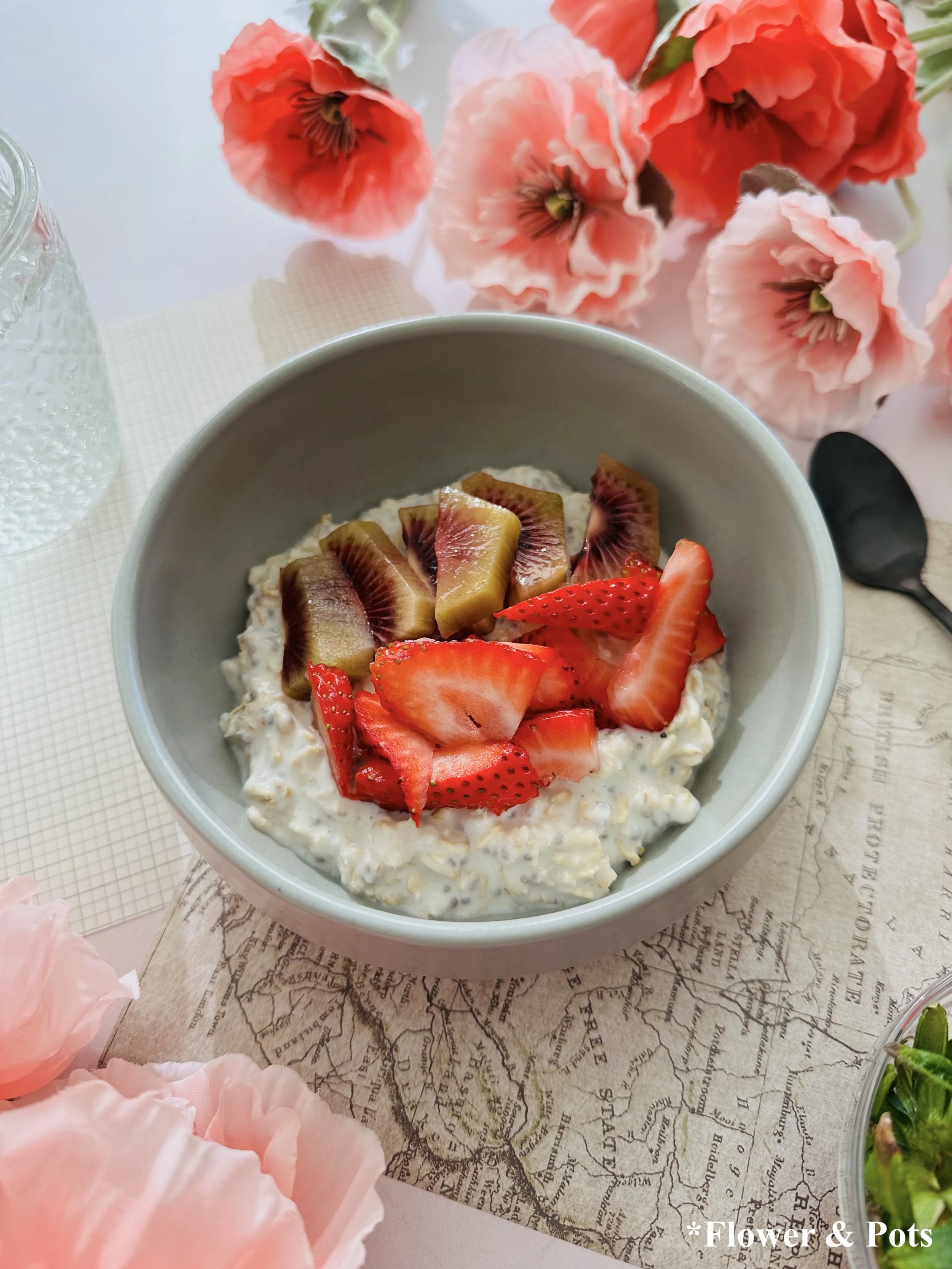 Thick and creamy electrolyte overnight oats
