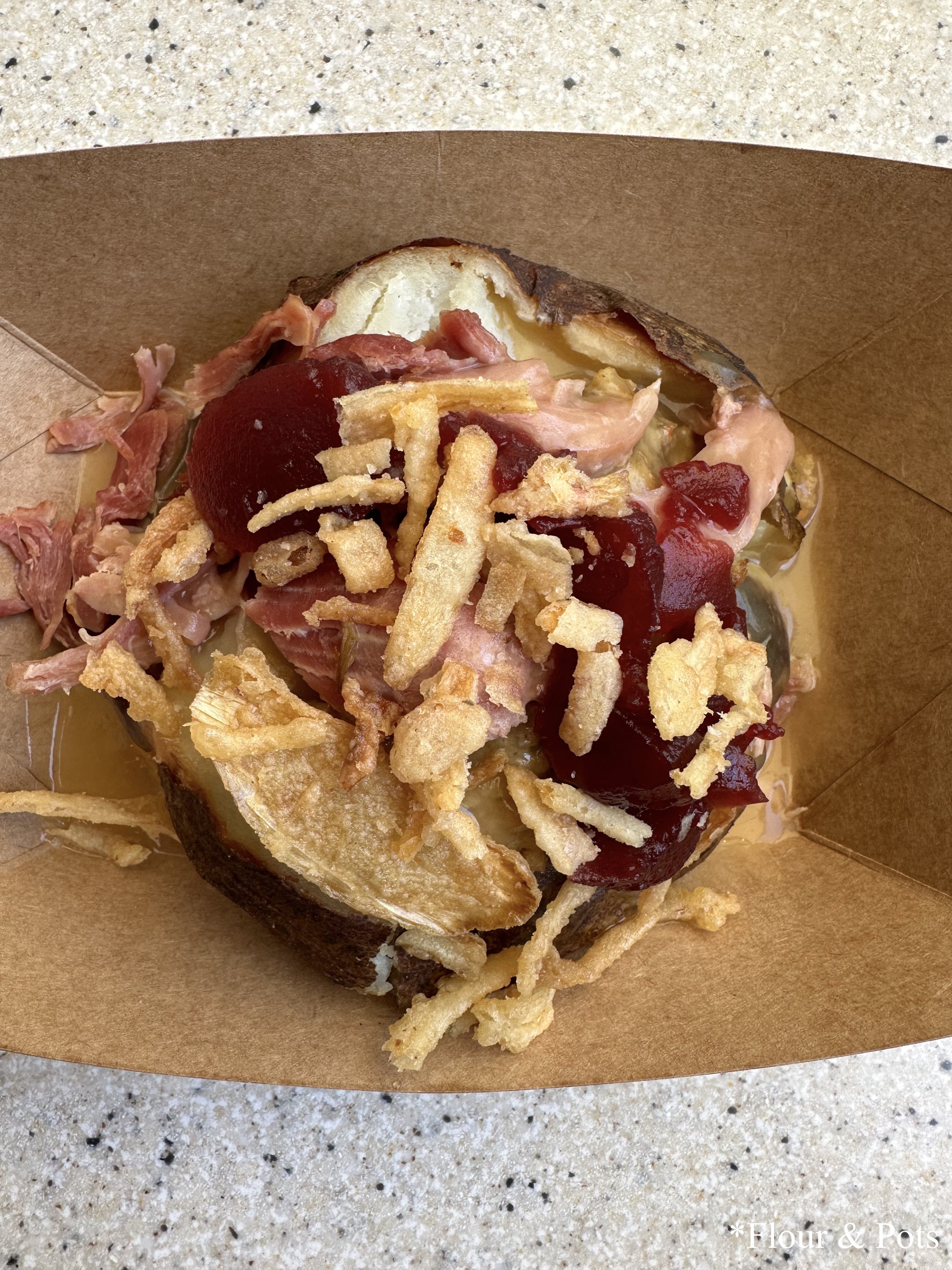 Disneyland Halloween 2025 special: Celebration Potato from Troubadour Tavern.