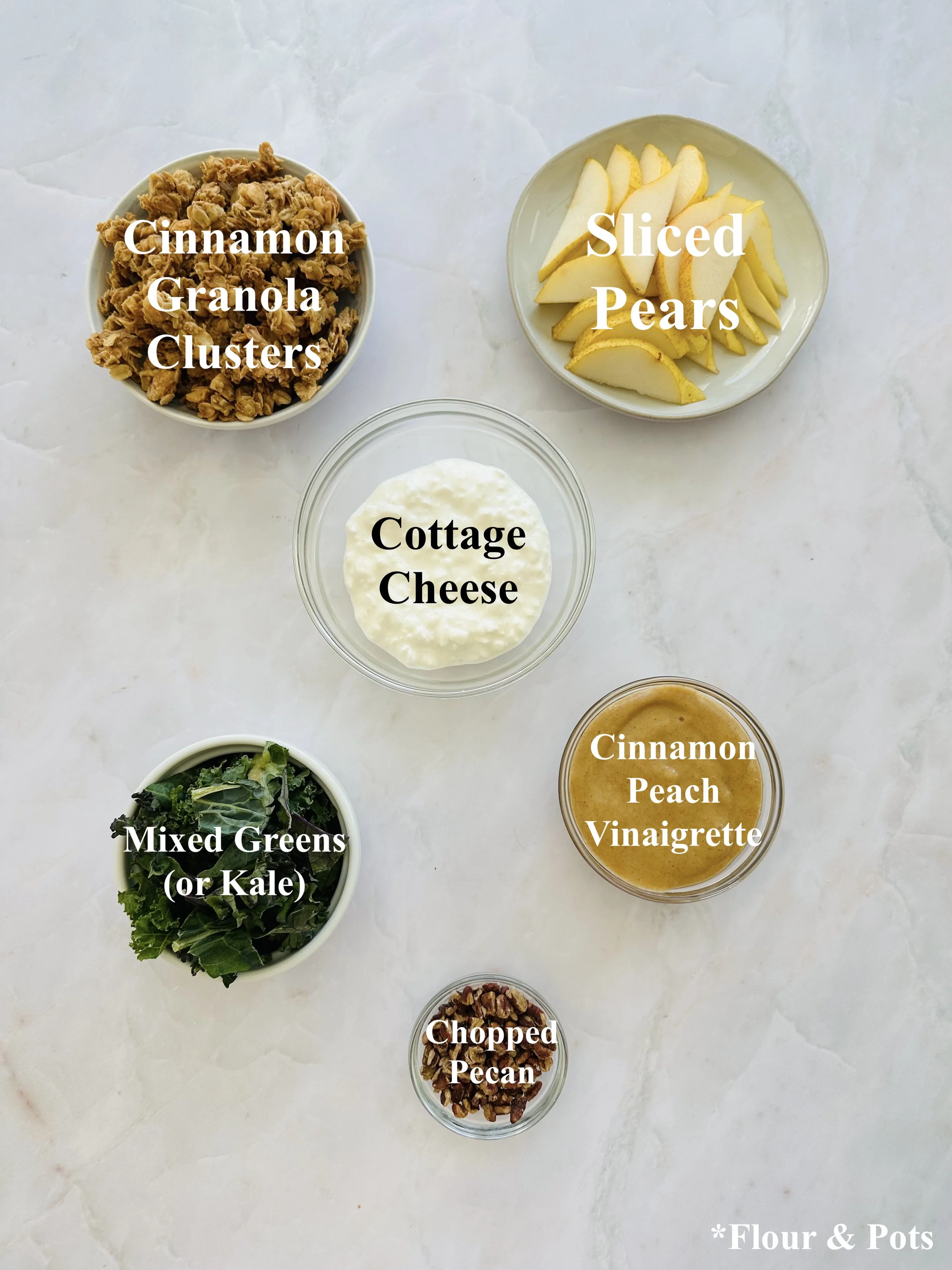 Cinnamon Pear Cottage Cheese Salad Ingredients