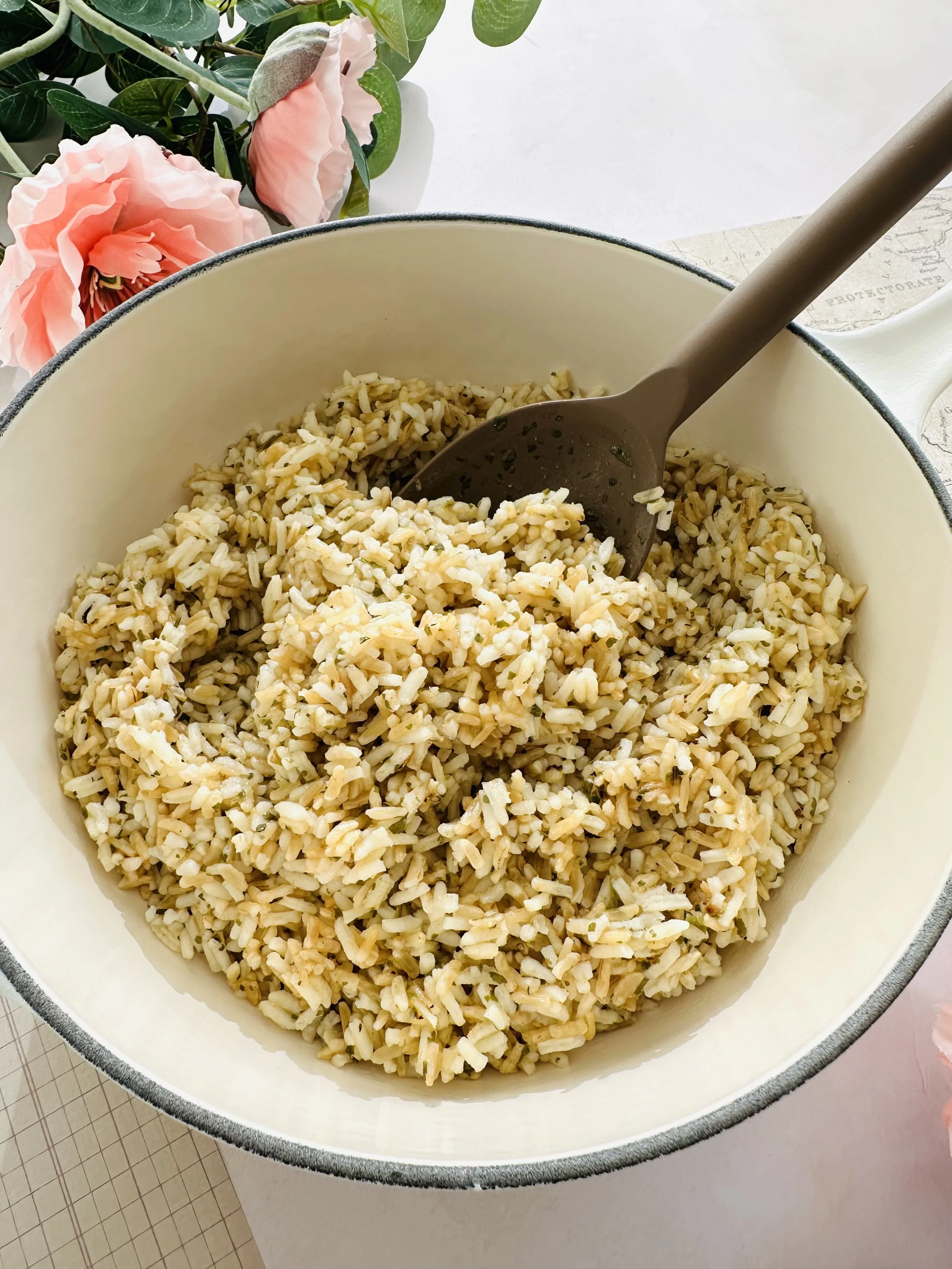 10-Minute Seasoned Lime Rice