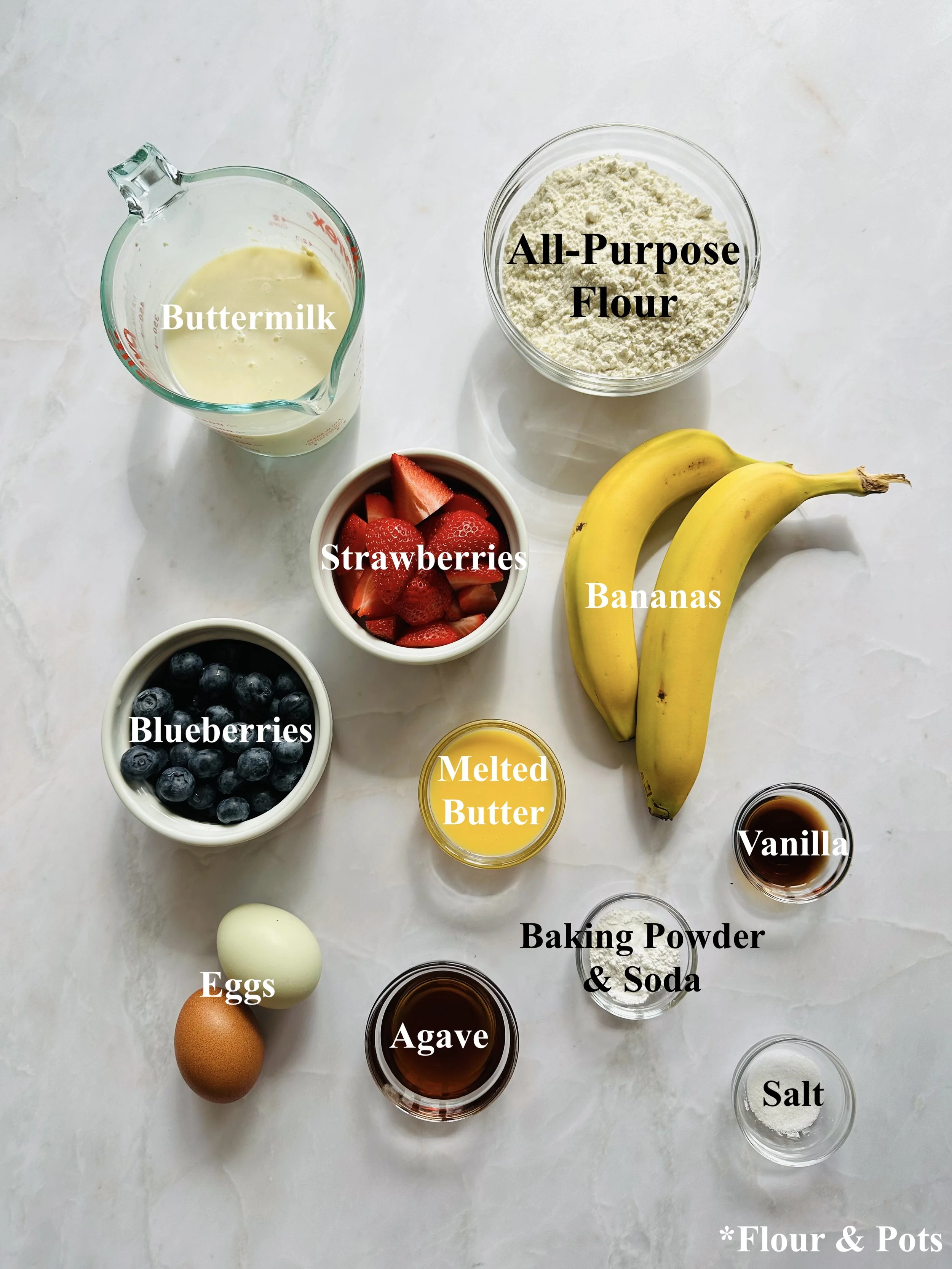 Patriotic Pancake Bites Ingredients