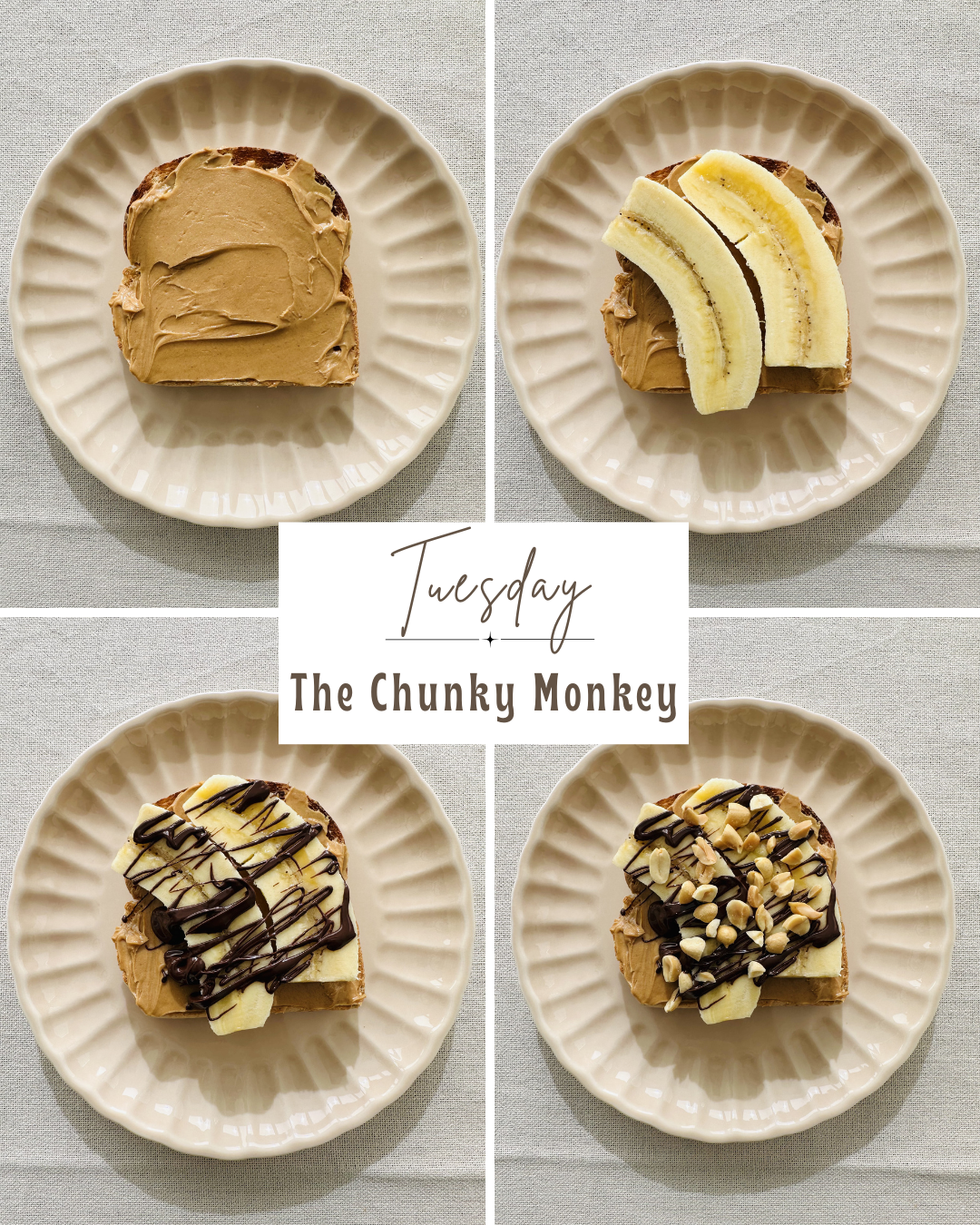The Chunky Monkey Toast