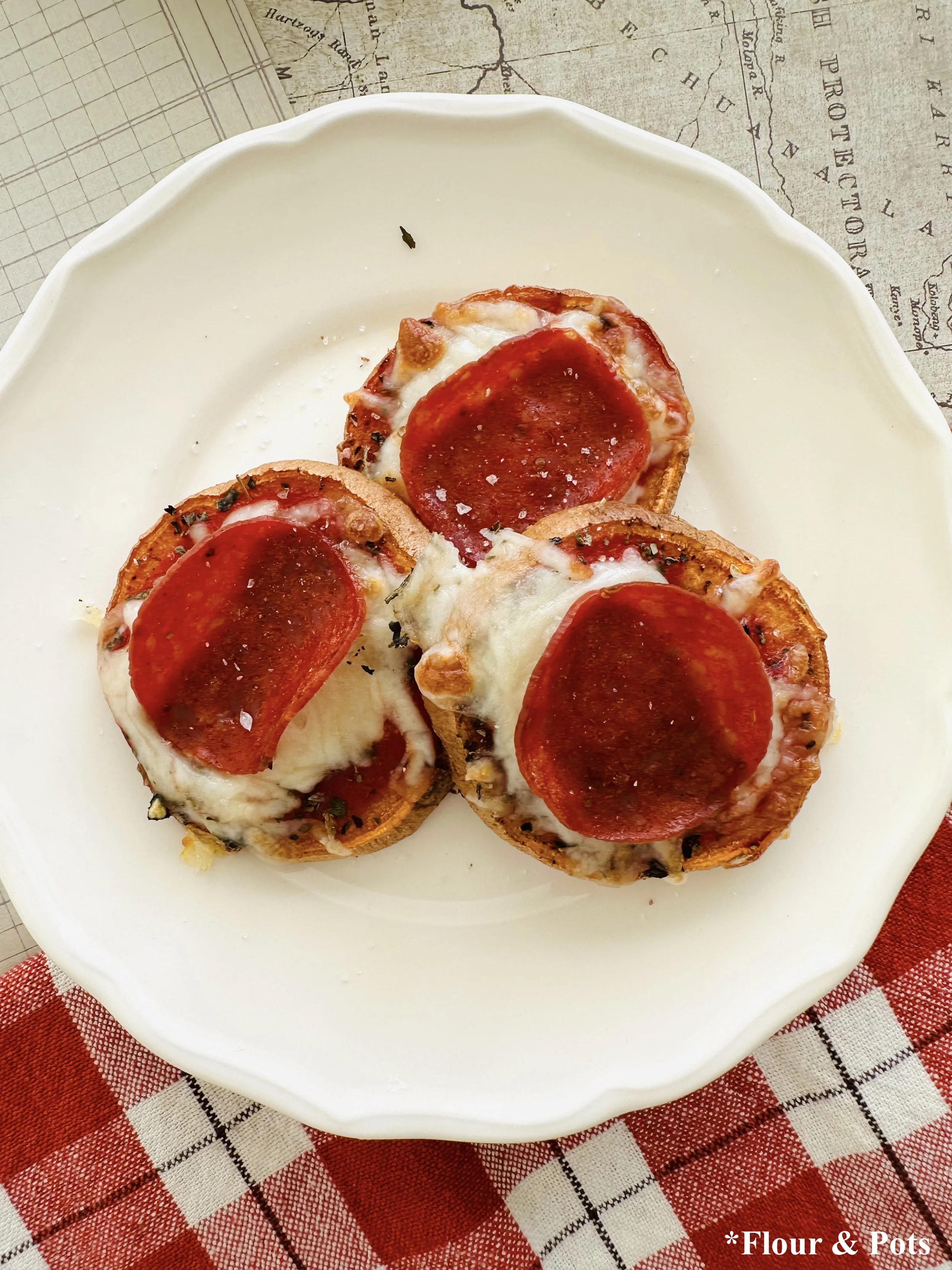 Sweet Potato Pizza Bites