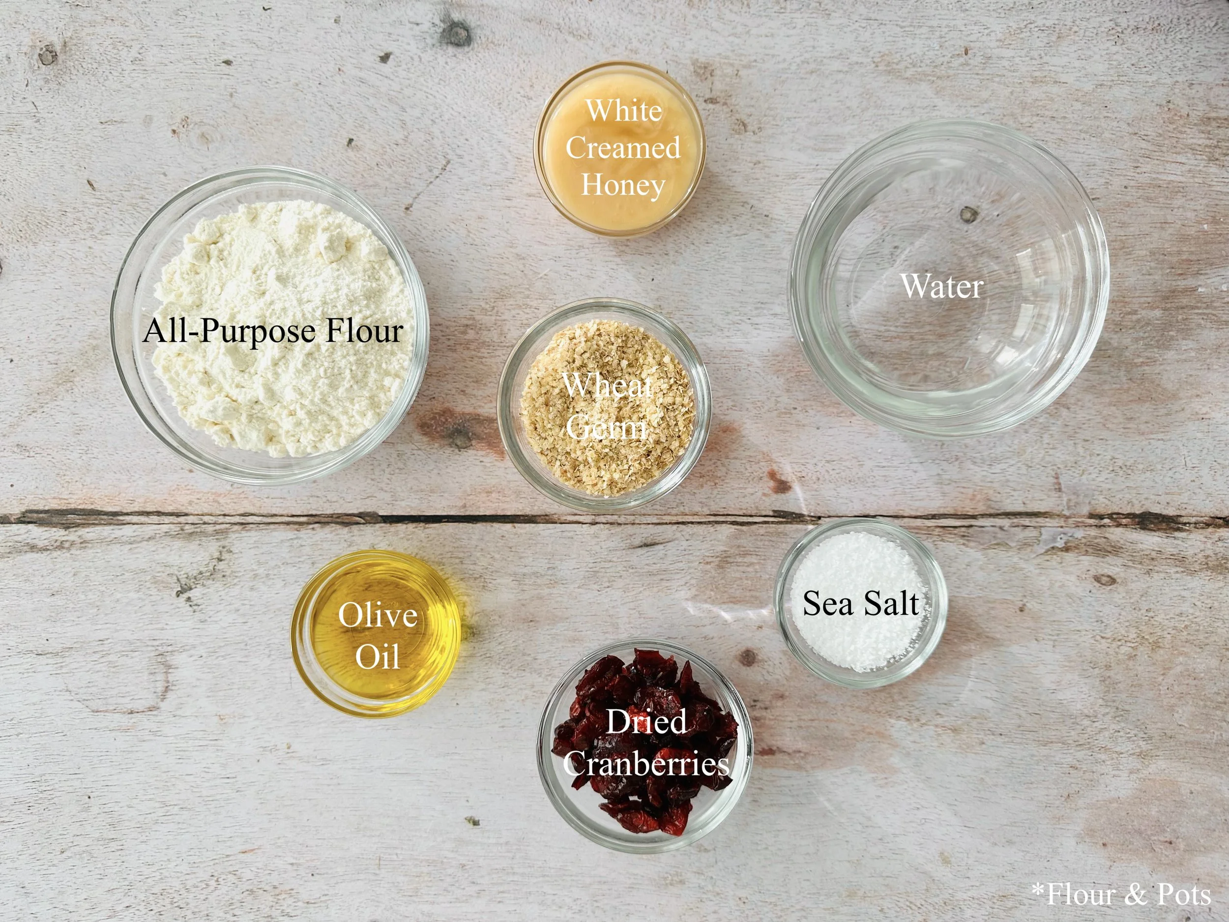 Soft Cranberry Pretzel Buns Ingredients for the Recipe