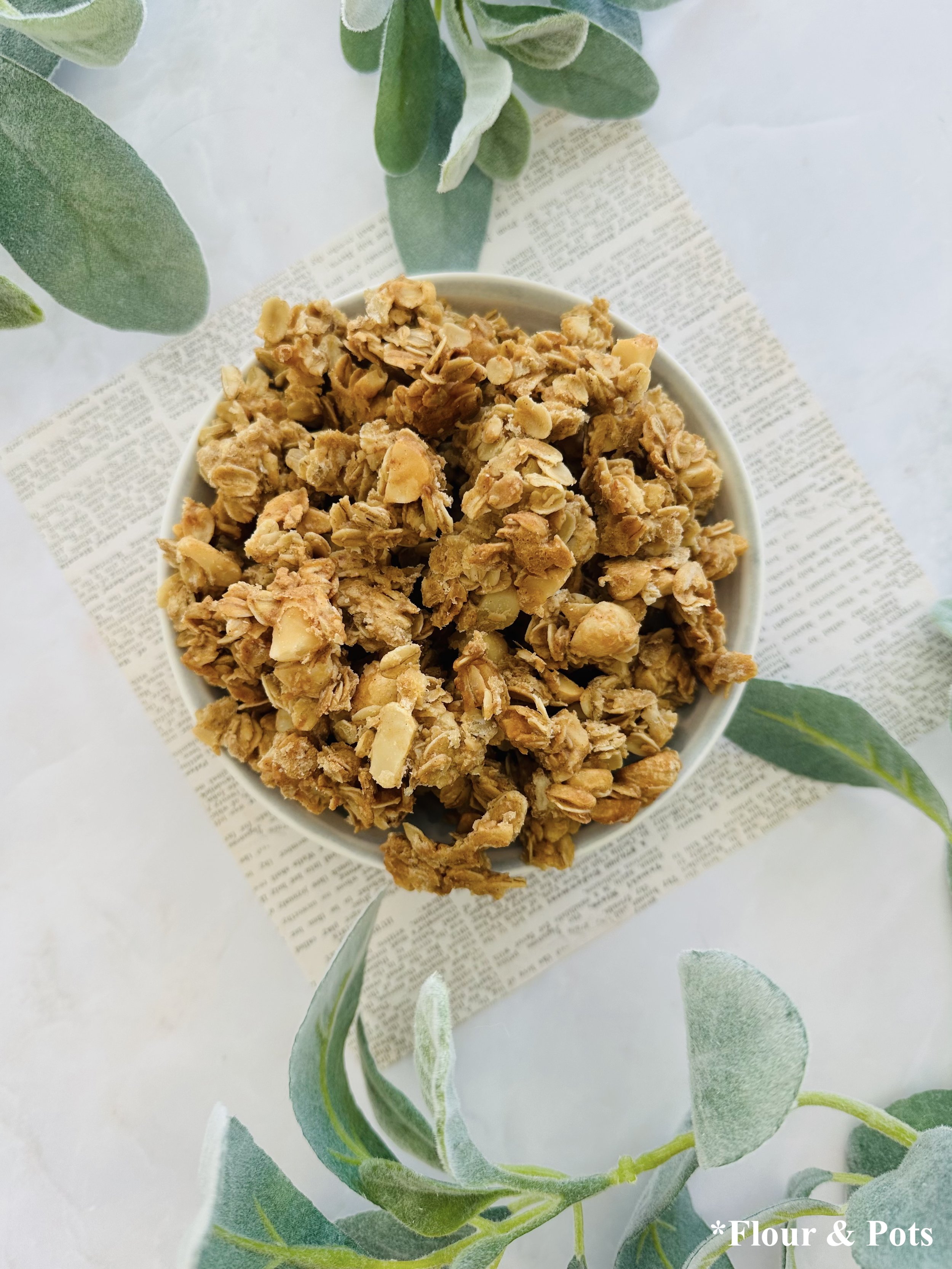 Cinnamon Nut Granola Clusters