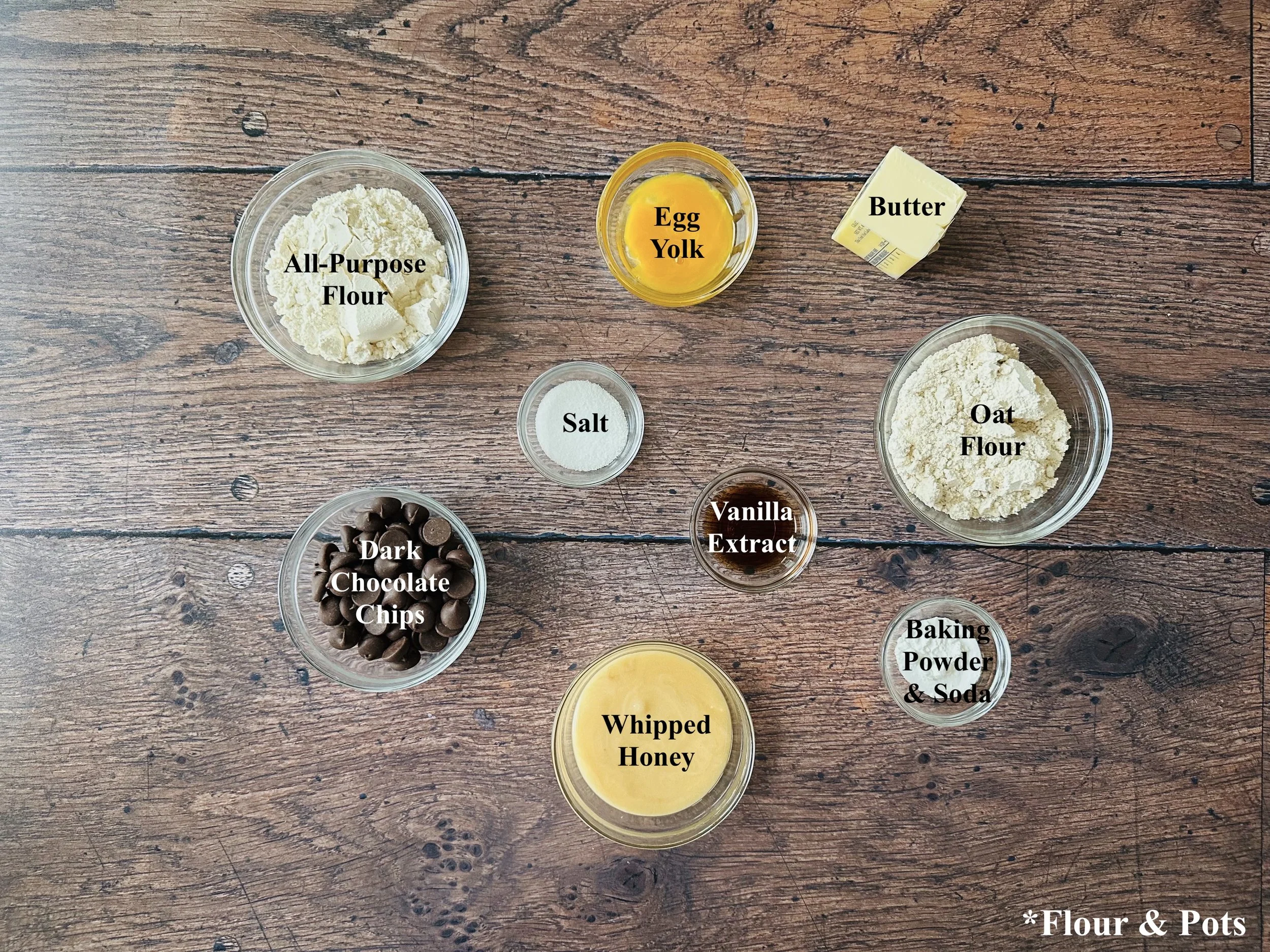 Homemade chewy chocolate chip cookies made with simple, wholesome ingredients