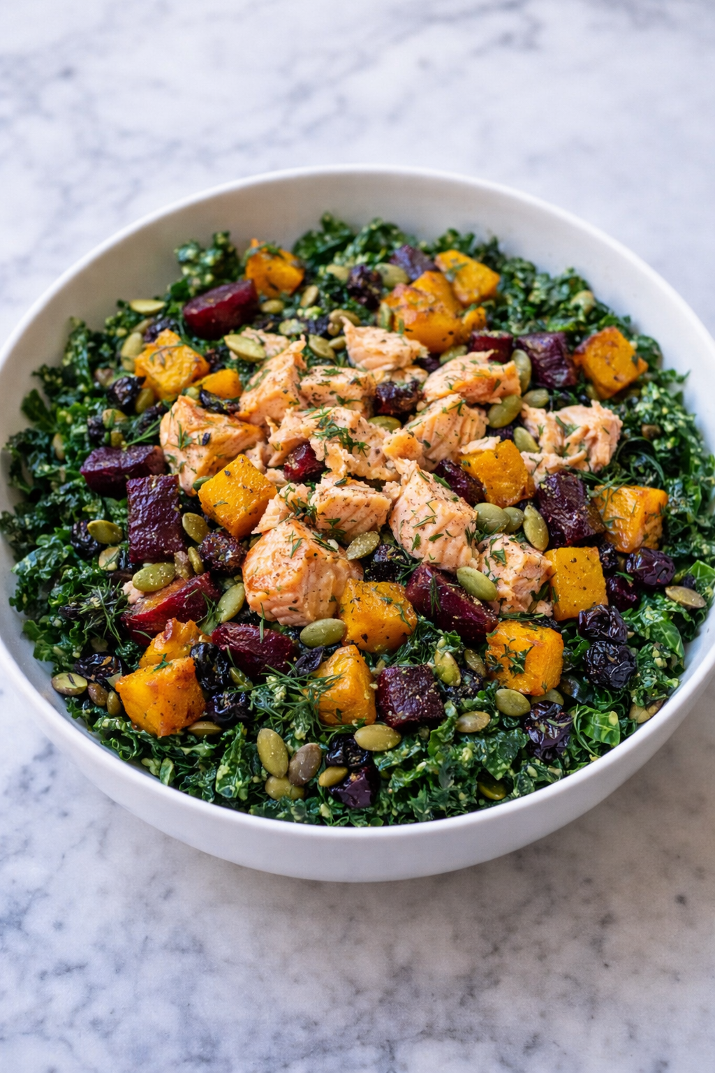 Vibrant and Warm Winter Salad 