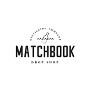 Matchbook Drop Shot logo with mountain and heartbeat line