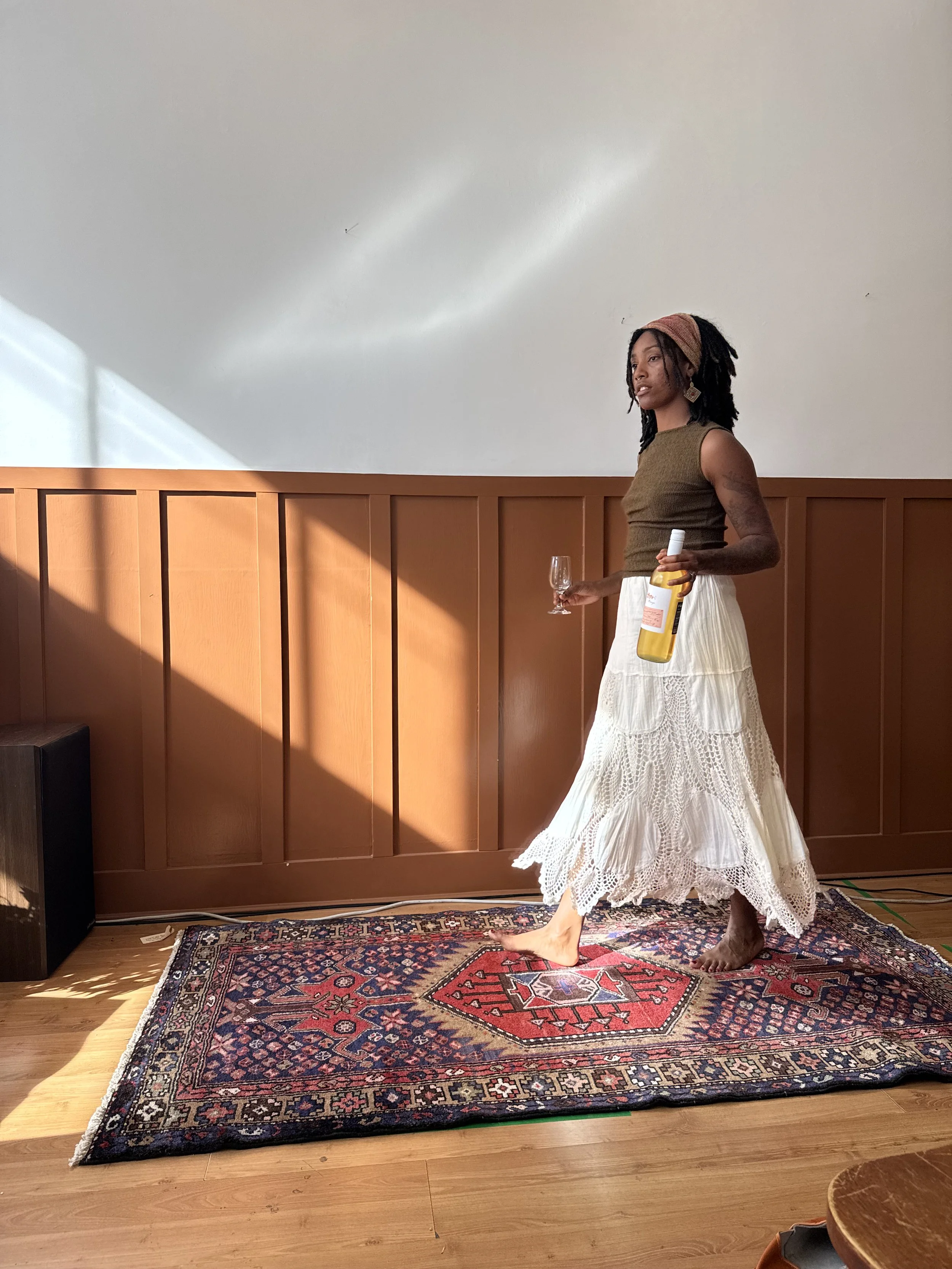 Antique “Berry” 6’x3’ Hand-made Tribal Rug