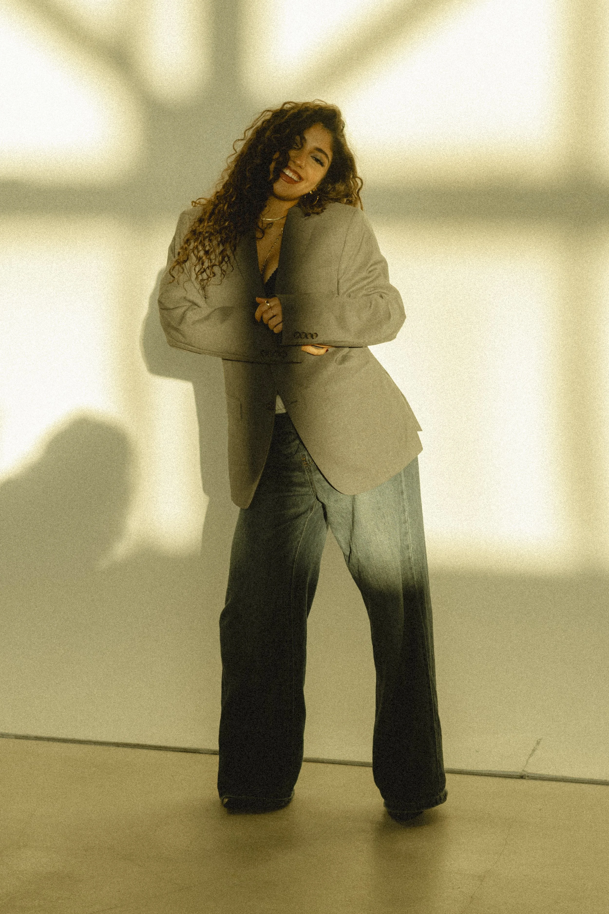 Photo by me of Nour Dakani BTS for Nicol Biesek