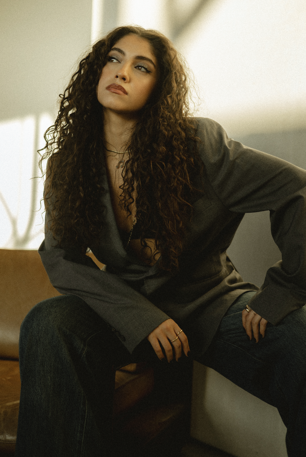 Photo by me of Nour Dakani BTS for Nicol Biesek