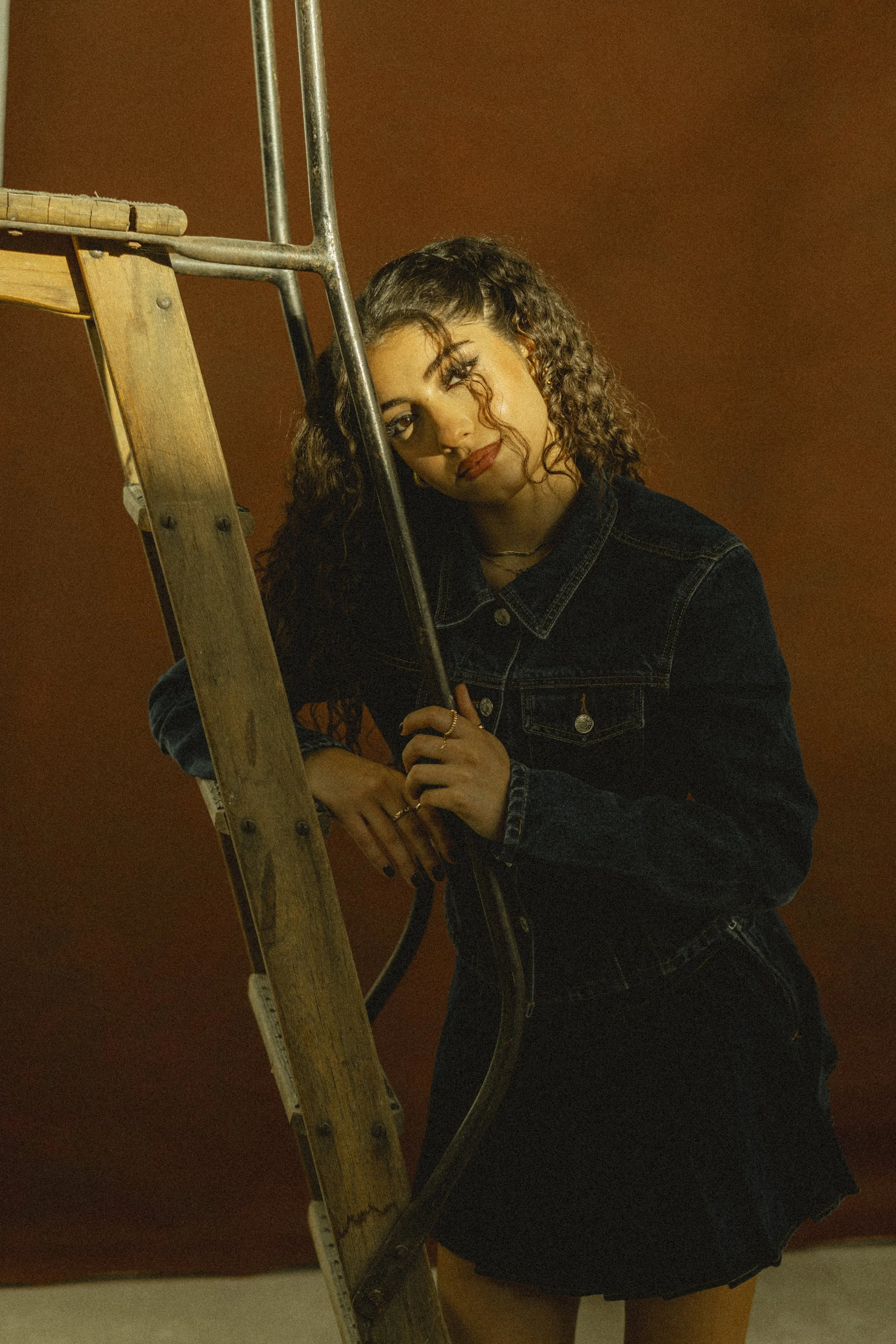 Photo by me of Nour Dakani BTS for Nicol Biesek