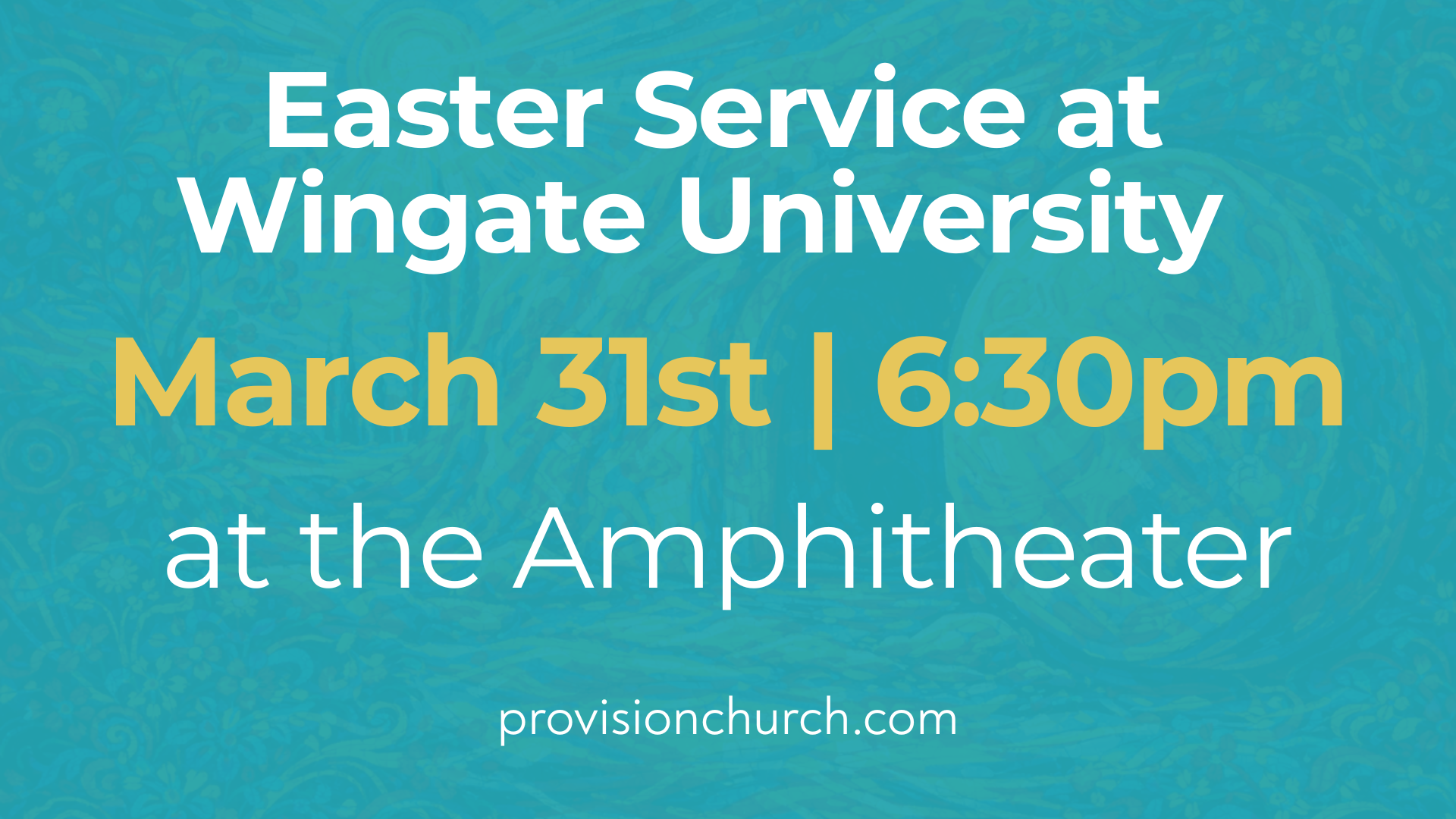 Easter Service at Wingate
