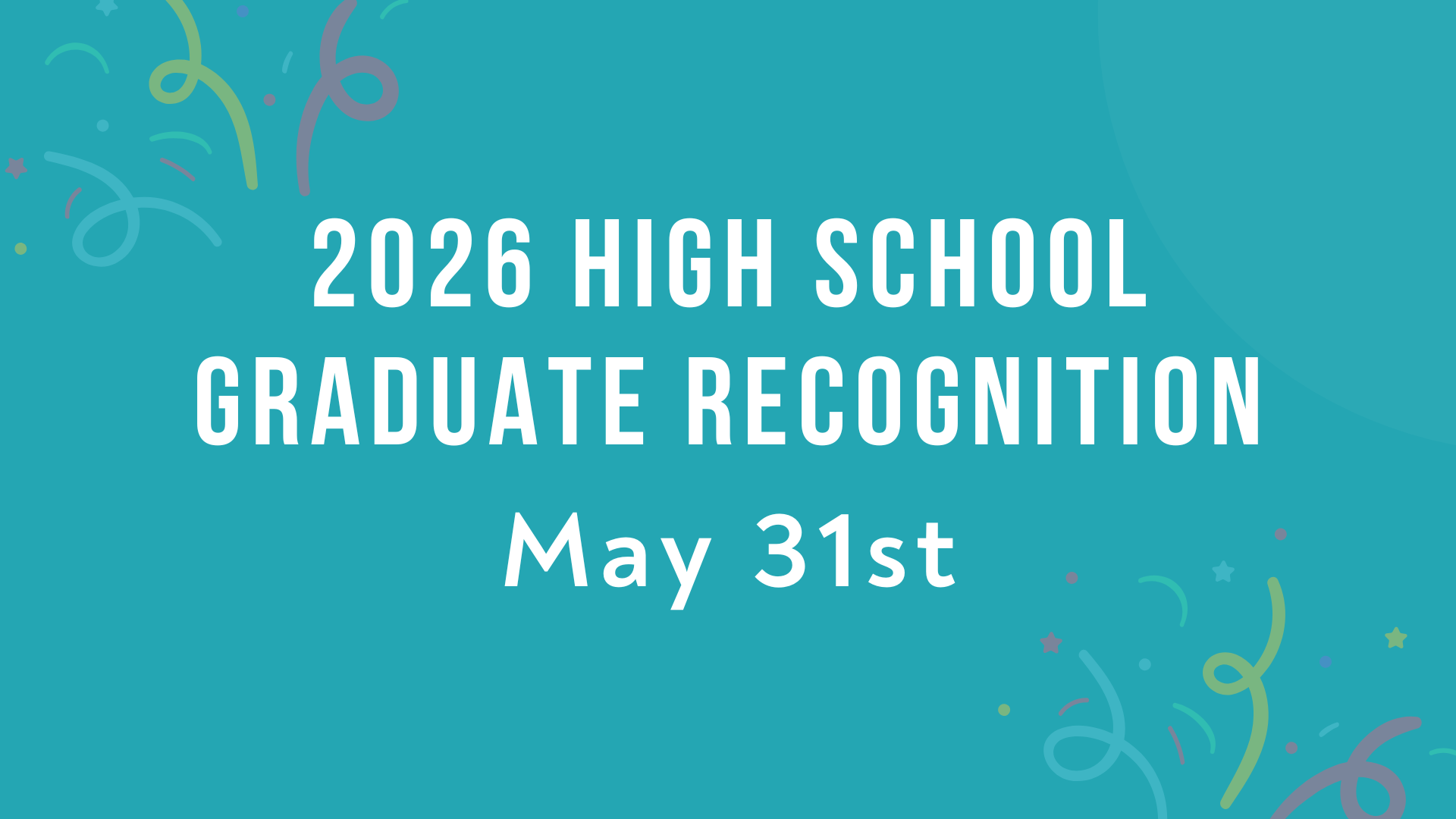 High School Graduate Recognition