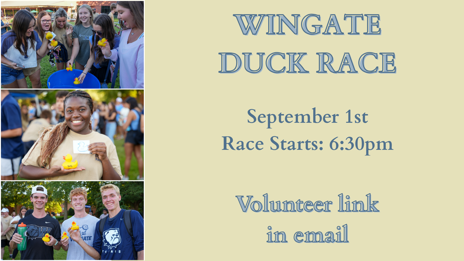 Wingate Duck Race