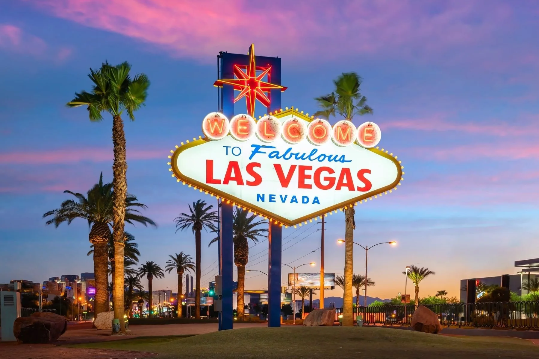 Las Vegas, NV, a hub for RV trailer rentals.