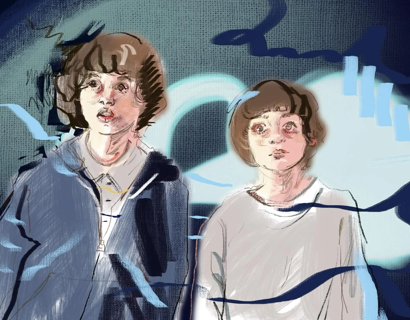 wow remember stranger things!! flashback thursday am i right?? hahahha aw man ok 

#strangerthingsfanart #mikewheelerfanart #willbyersfanart #digitalsketching #digitalpaintings
