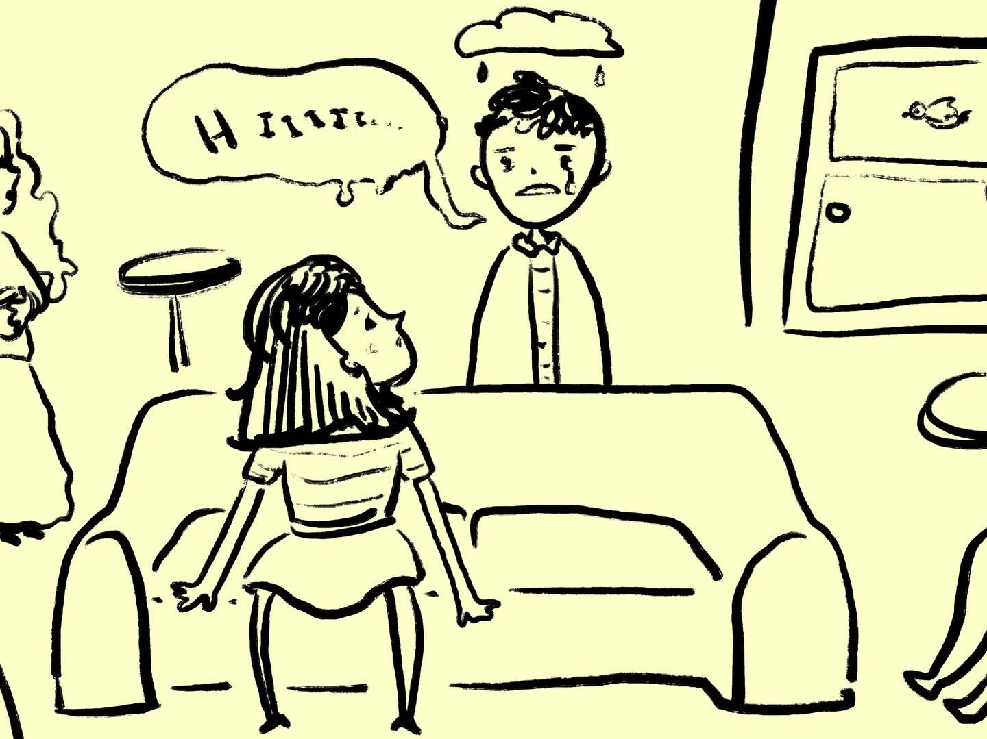 comic every day of may!! 3
this is f.r.i.e.n.d.s. episode 1 from memory!! just some of it, again maybe i'll carry it on another day 🤷

for yeeeeaaaaars i couldn't sleep or shower without rewatching f.r.i.e.n.d.s. &amp; as soon as the 10 seasons were