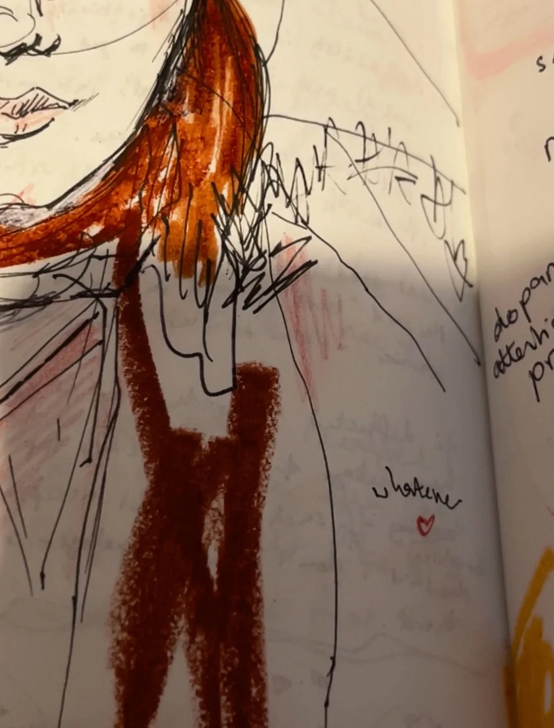 more therapy journalling!! this was mostly in february hahah Clearly&trade;️ 

#therapyjournal #arttherapylife #attachmenttheory #agoraphobiarecovery #artdiary