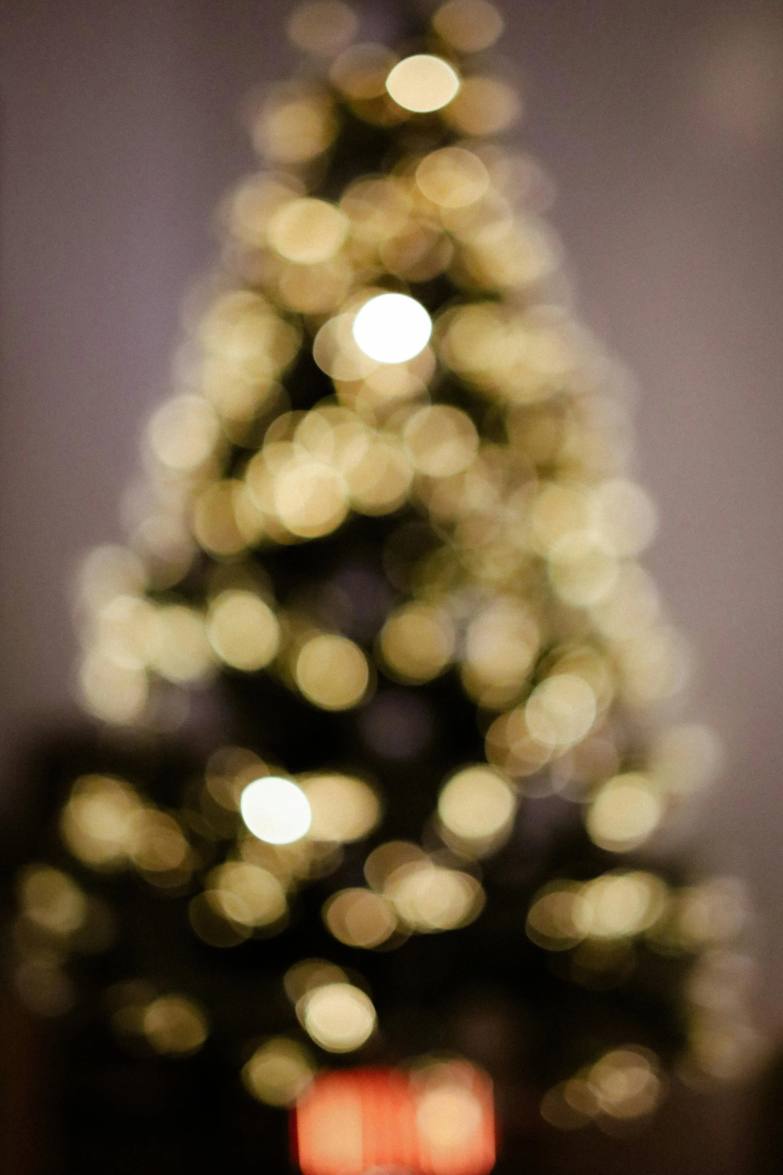 Softly styled holiday decorations with natural wreaths, pinecones, and muted red accents arranged in a calm indoor setting.