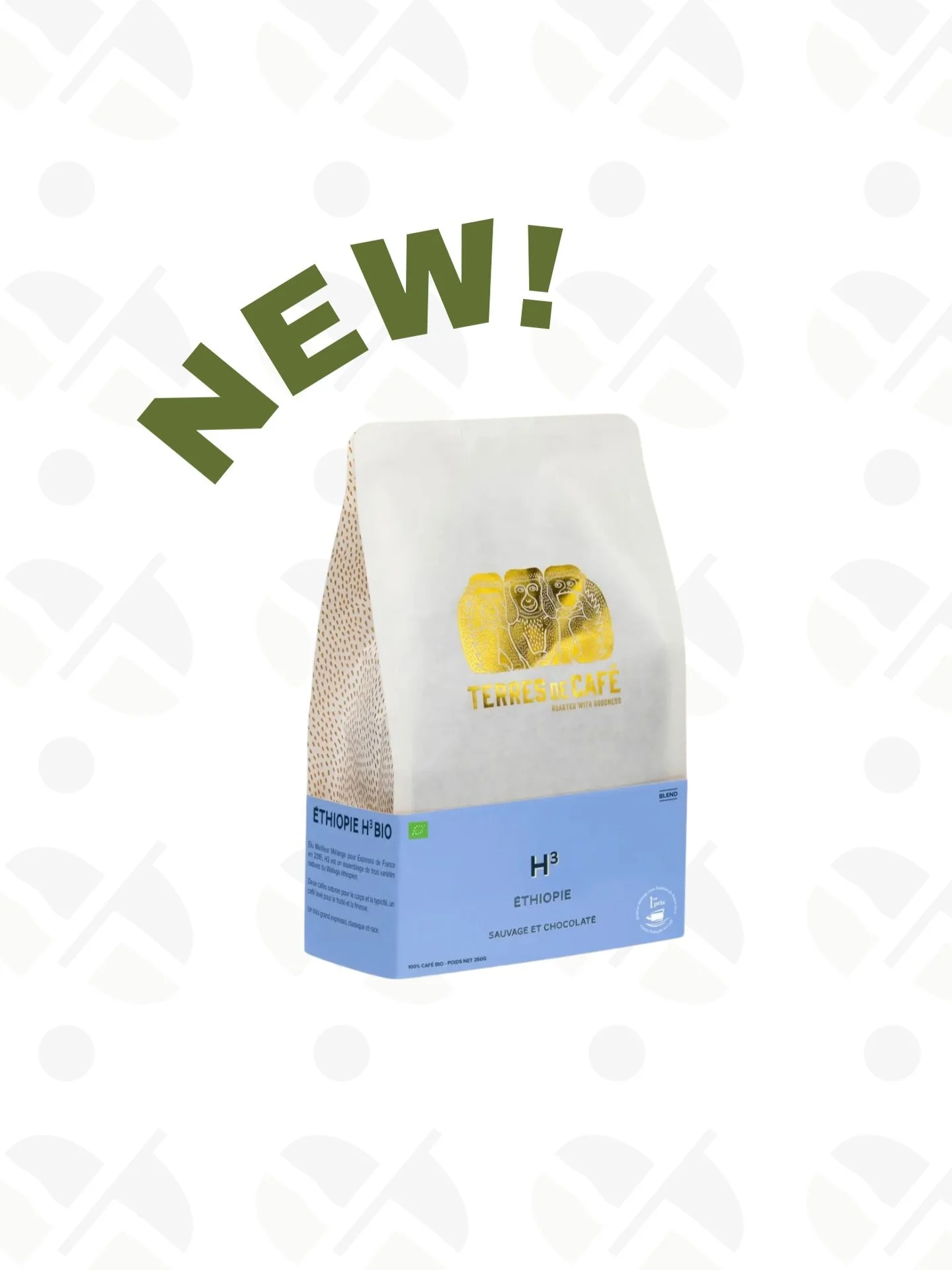 Nouvelle graine au caf&eacute; ☕️

Voici le H3 de Terres de Caf&eacute;, un assemblage d&rsquo;Arabica &eacute;thiopiens, aux notes de chocolat, frangipane et &eacute;pices douces.

Le caf&eacute; du matin, version Lami &agrave; la maison.

Prenez vo