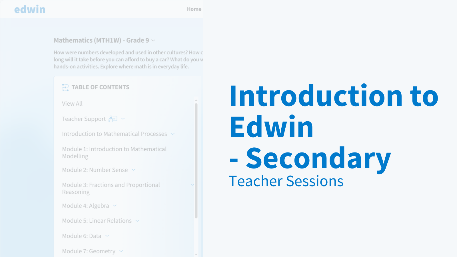 Edwin In Edwin | Edwin Academy