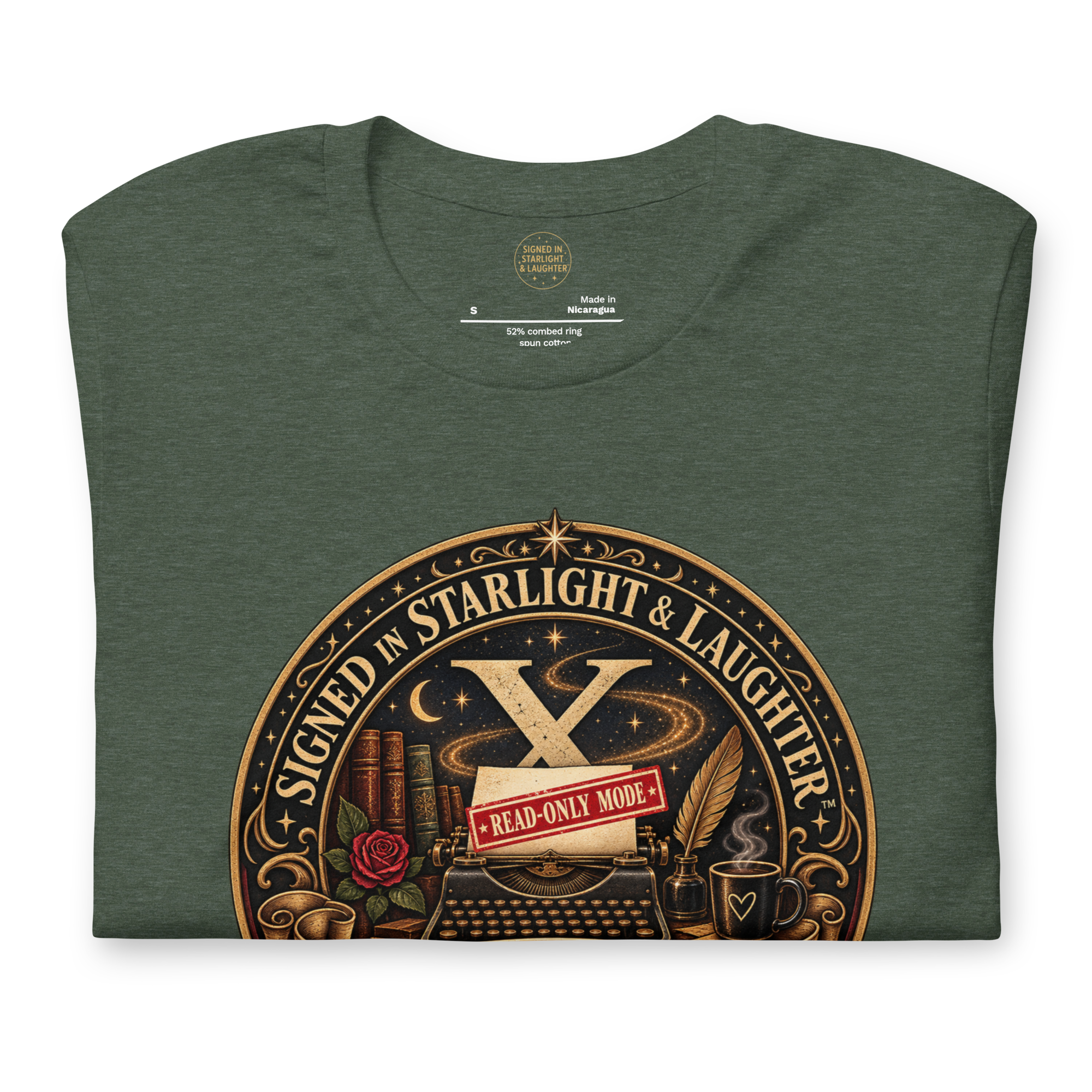 unisex-staple-t-shirt-heather-forest-front-6a7e5b4a99172.png