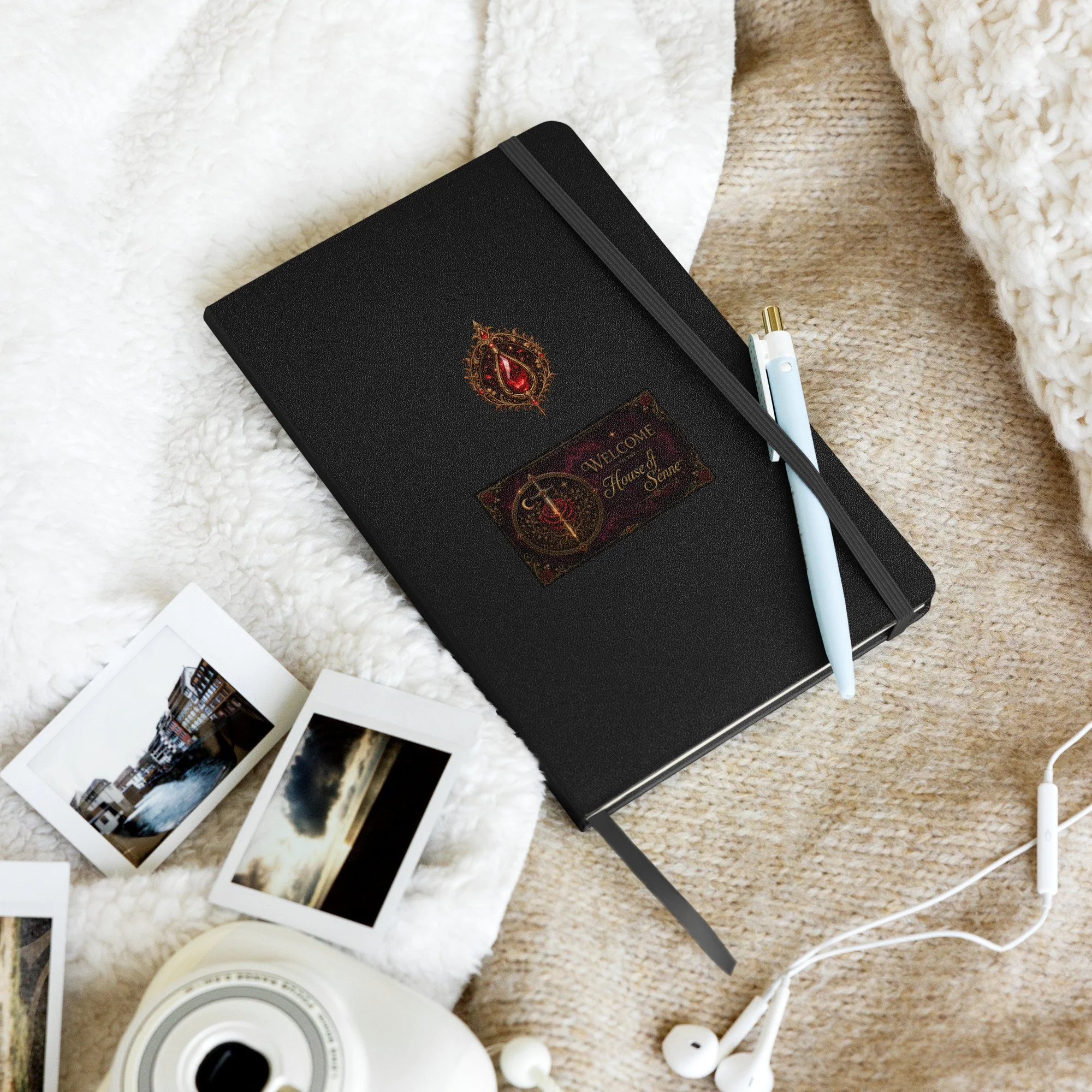 House of Sénne™ Hardcover Notebook | Welcome to the House