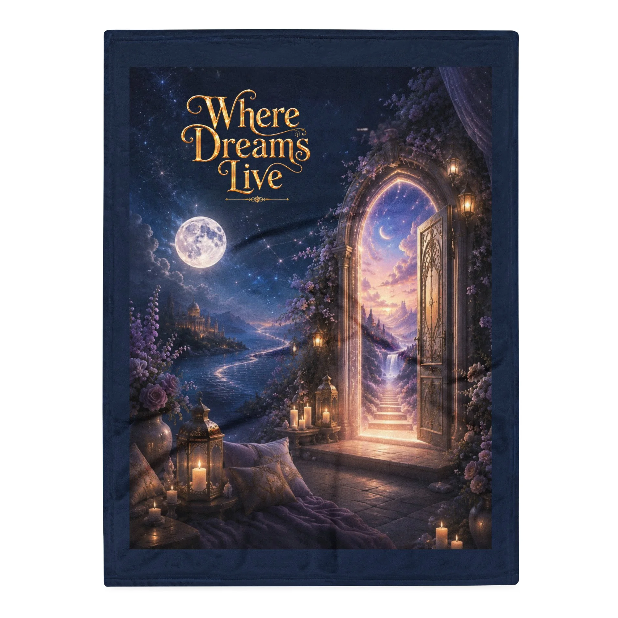 Where Dreams Live Throw Blanket | Sarionae Music™