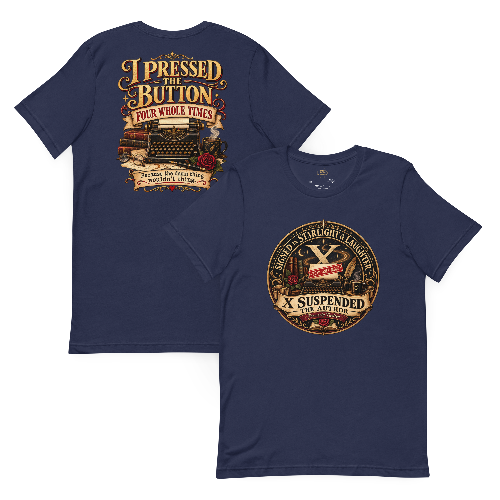 unisex-staple-t-shirt-navy-front-and-back-6a7e5b4aa3684.png