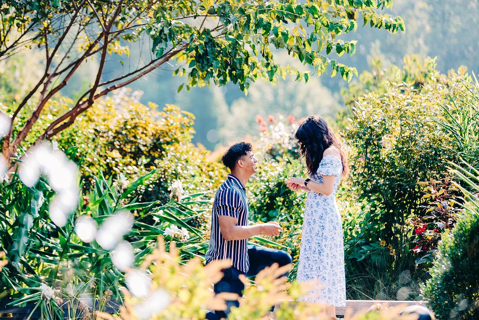 Brandon & Jenny | Gainsville Botanical Gardens