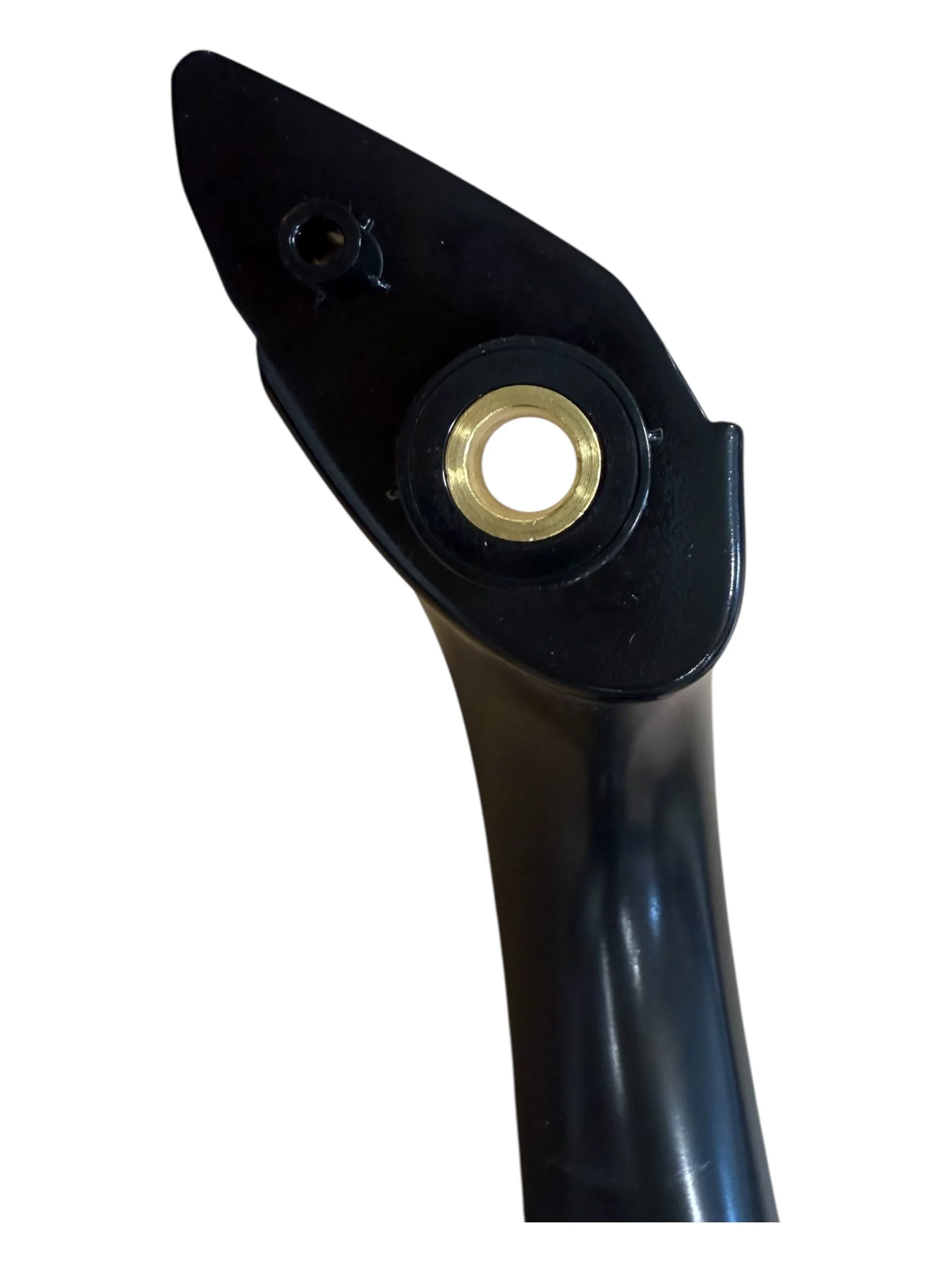 Insert molded hand rail with gas assist molding process