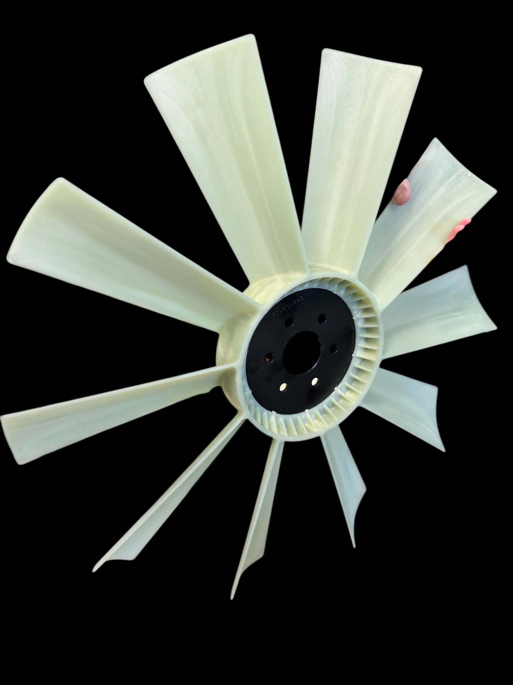 Glass Filled Nylon with balanced cavities for stability and vibration control