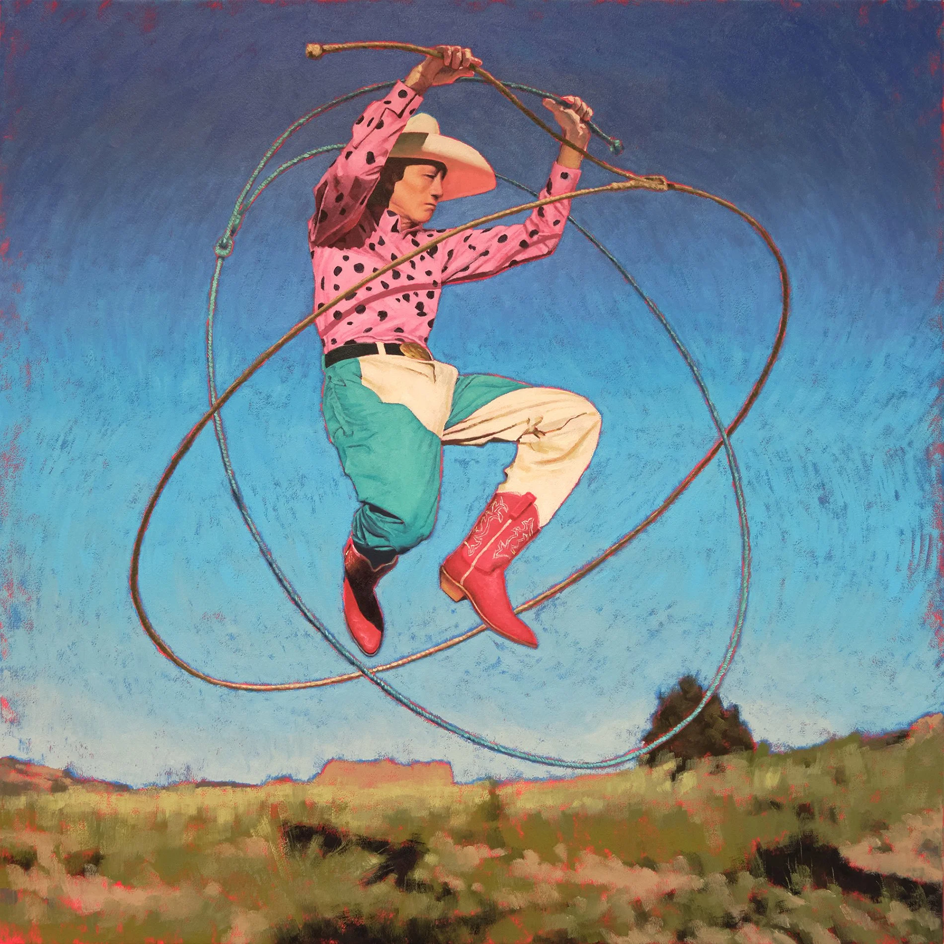 Atomic Loop
Oil on Oil Paper | 30 x 30 in.
2025
