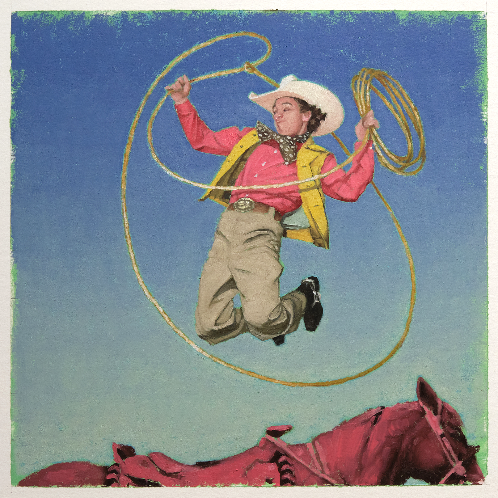 Texas Skip (Study)
Oil on Oil Paper | 10 x 10 in.
2025