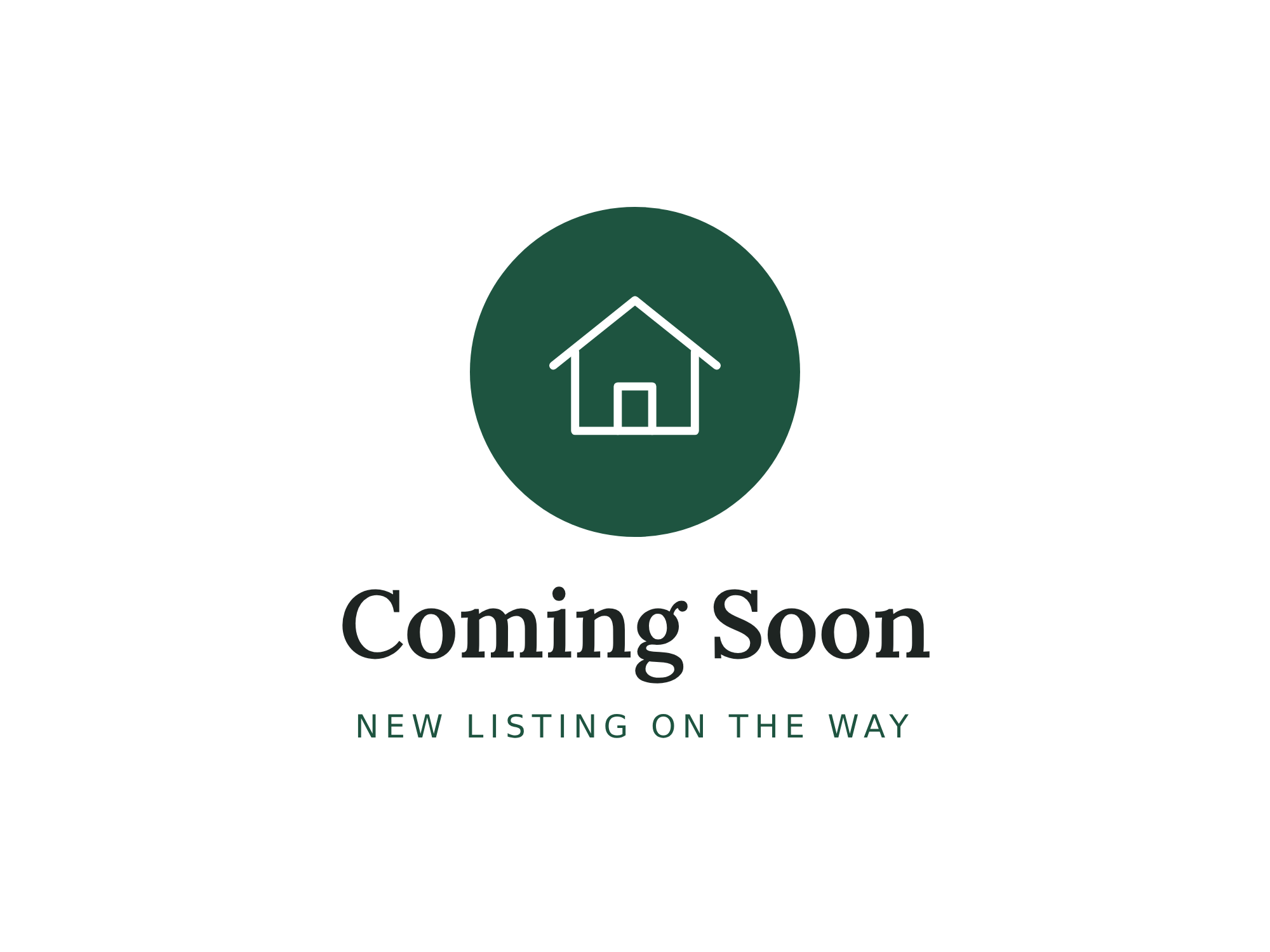 Coming soon: new listing on the way.