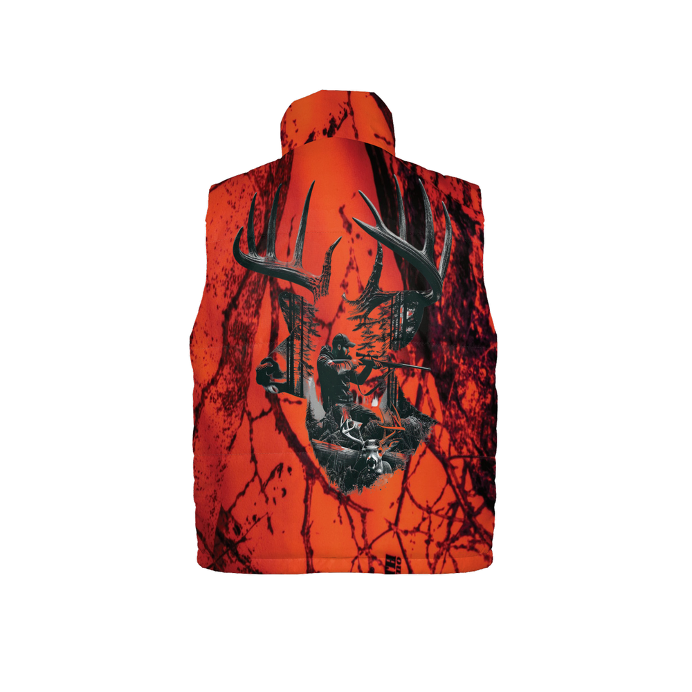 Full-Zip Sleeveless Puffer Vest-Lightweight Ecodear