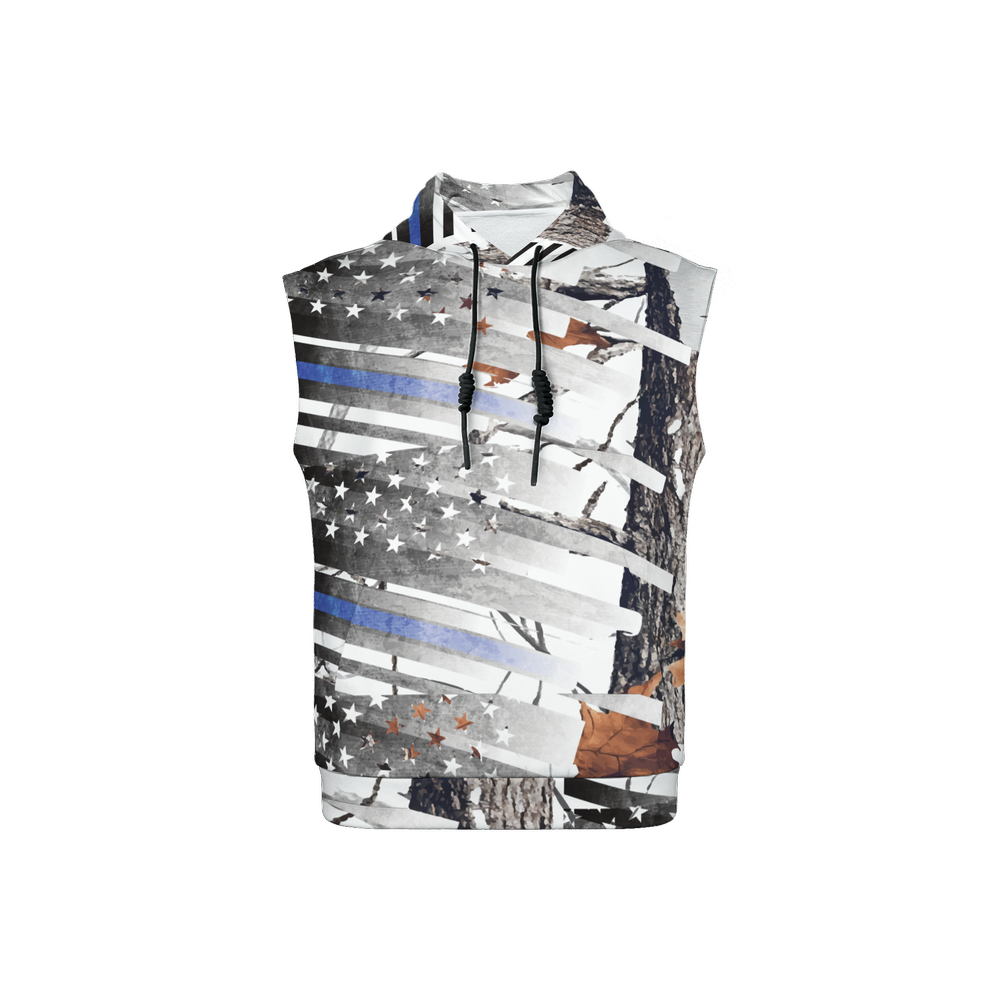 Regular Fit Sleeveless Pullover Hoodie-Super Heavy