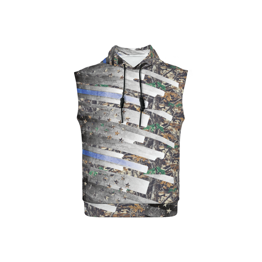 Regular Fit Sleeveless Pullover Hoodie-Super Heavy