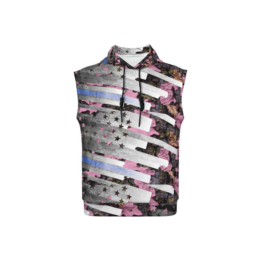 Regular Fit Sleeveless Pullover Hoodie-Super Heavy