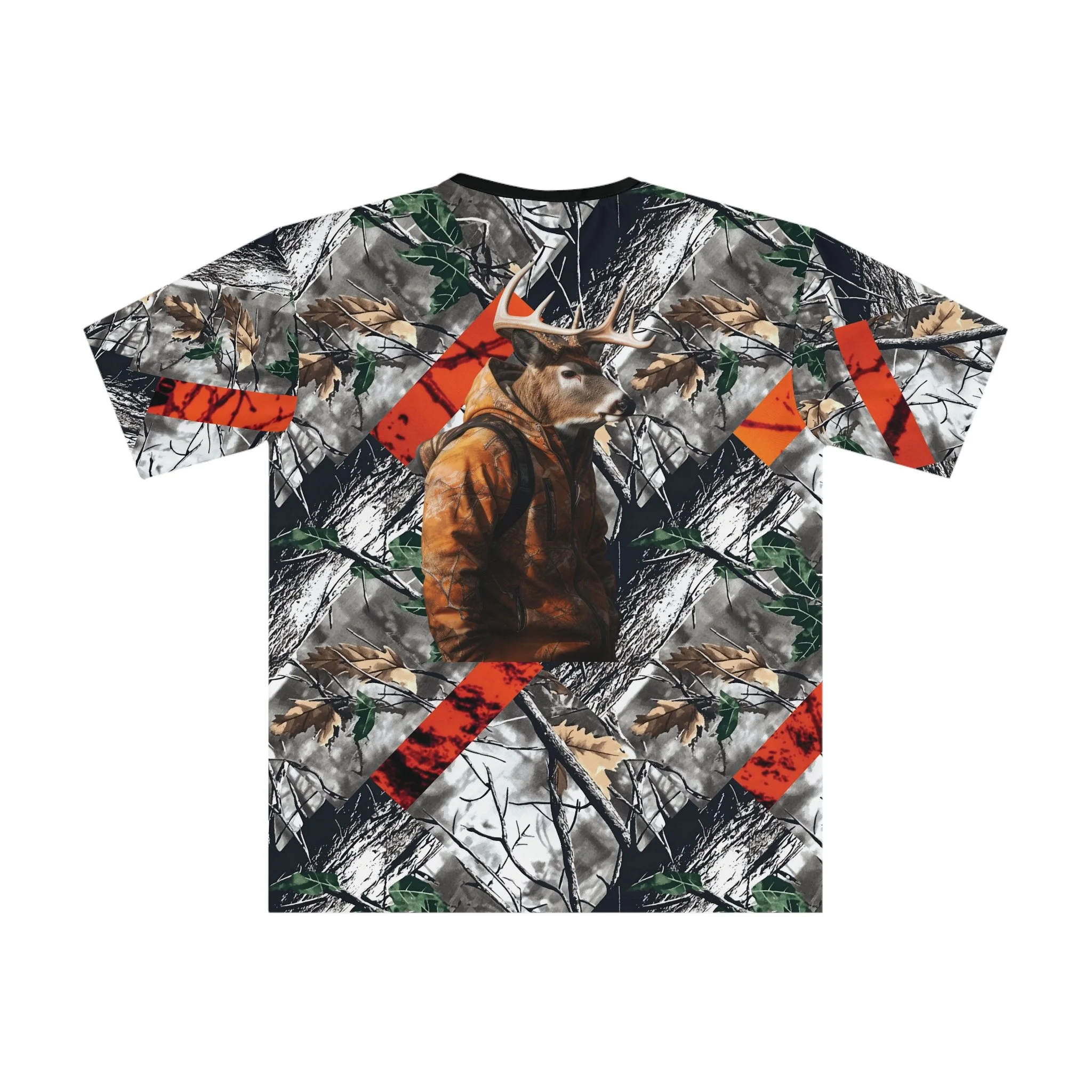 Deer Hunter Camo T-Shirt — All-Over Print Outdoorsman Tee