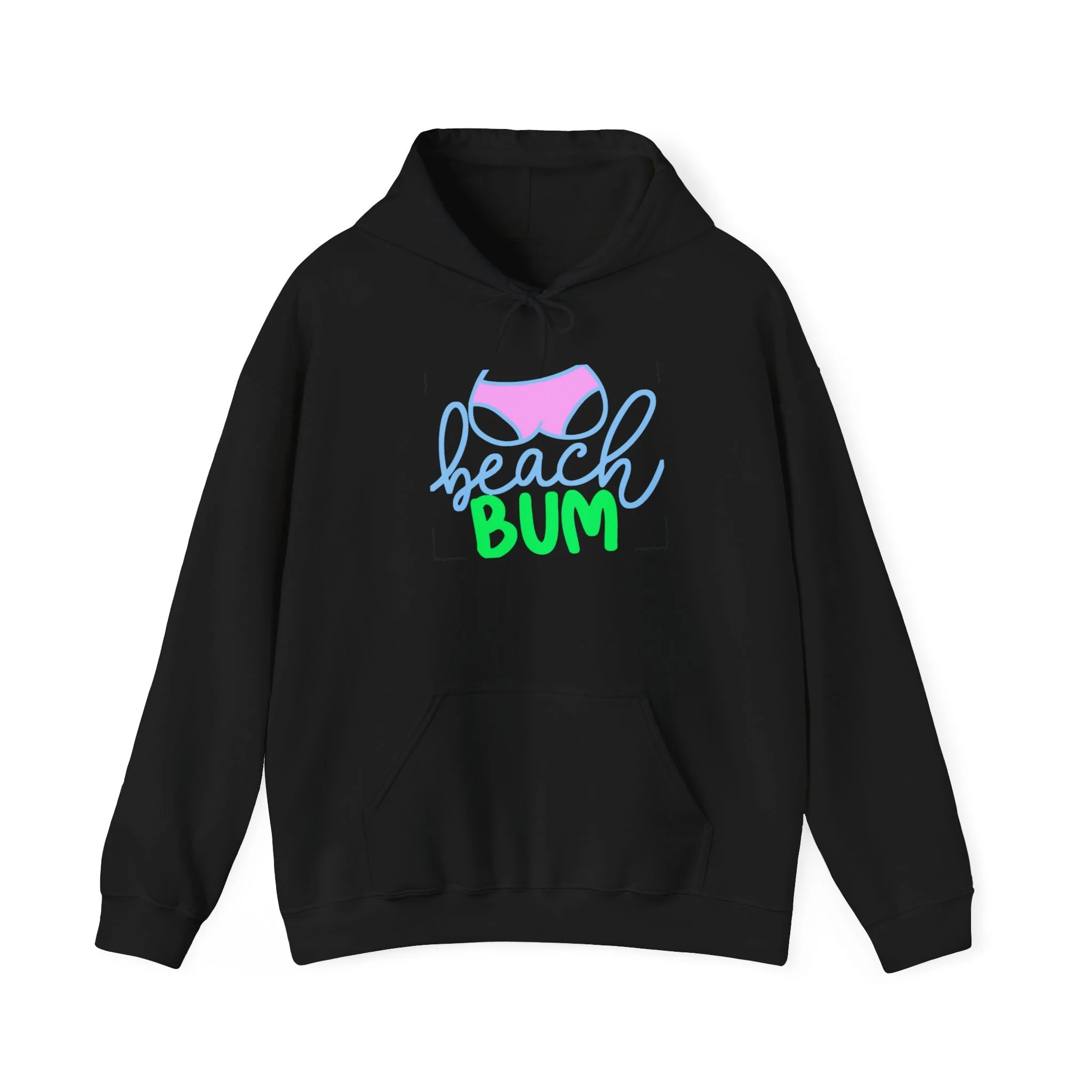Beach Bum Hoodie – Playful Bikini Graphic Pullover for Summer Vibes