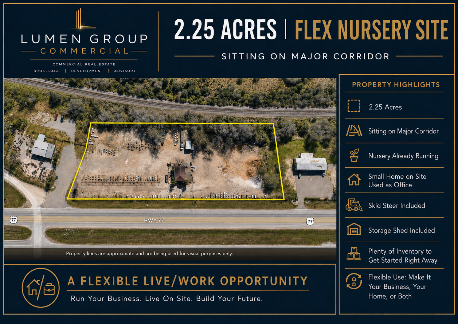 Nursery site for sale