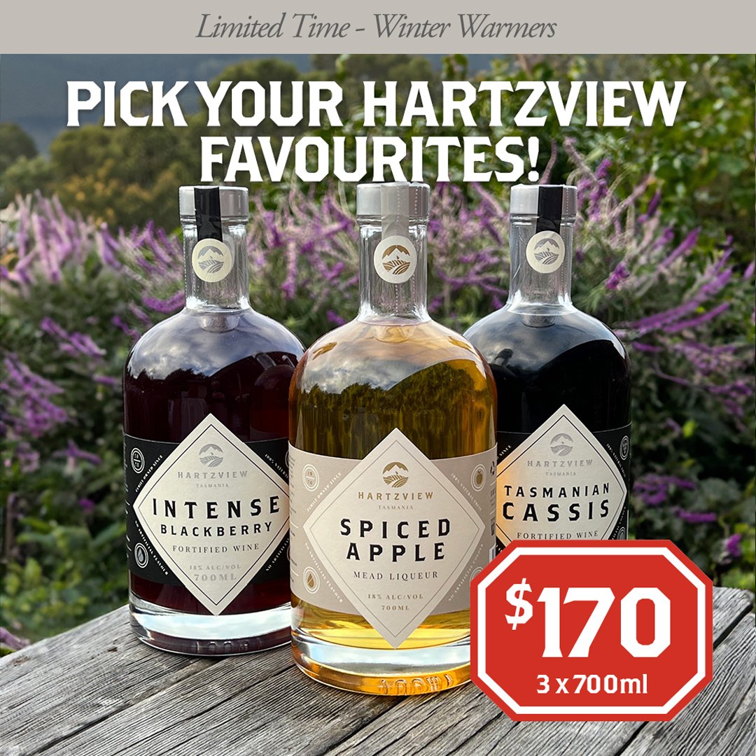 Winter Warmer - Trio of Hartzview Fortified Wines