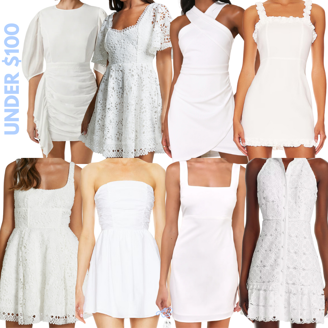 White Dresses Under $100!