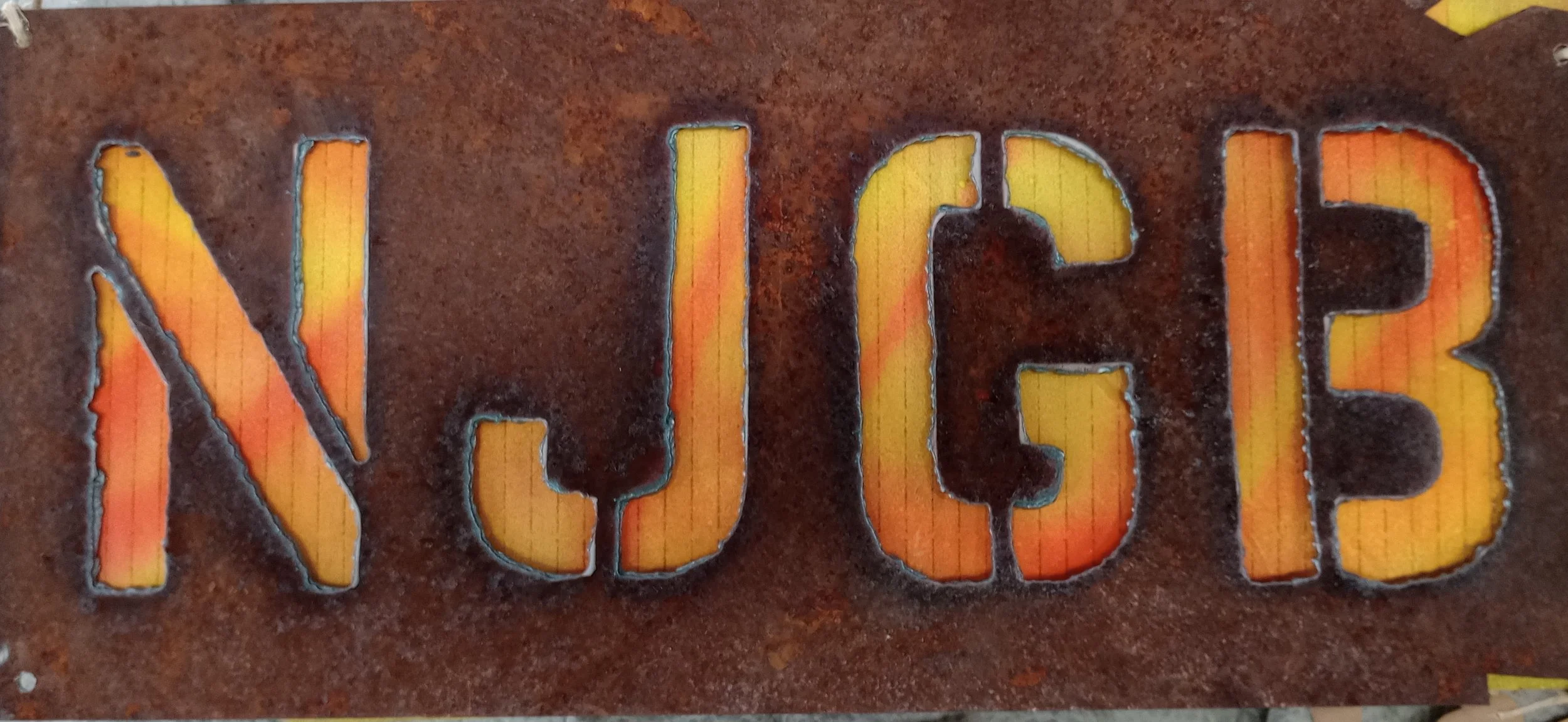 Plasma Cutting Stencil Signs