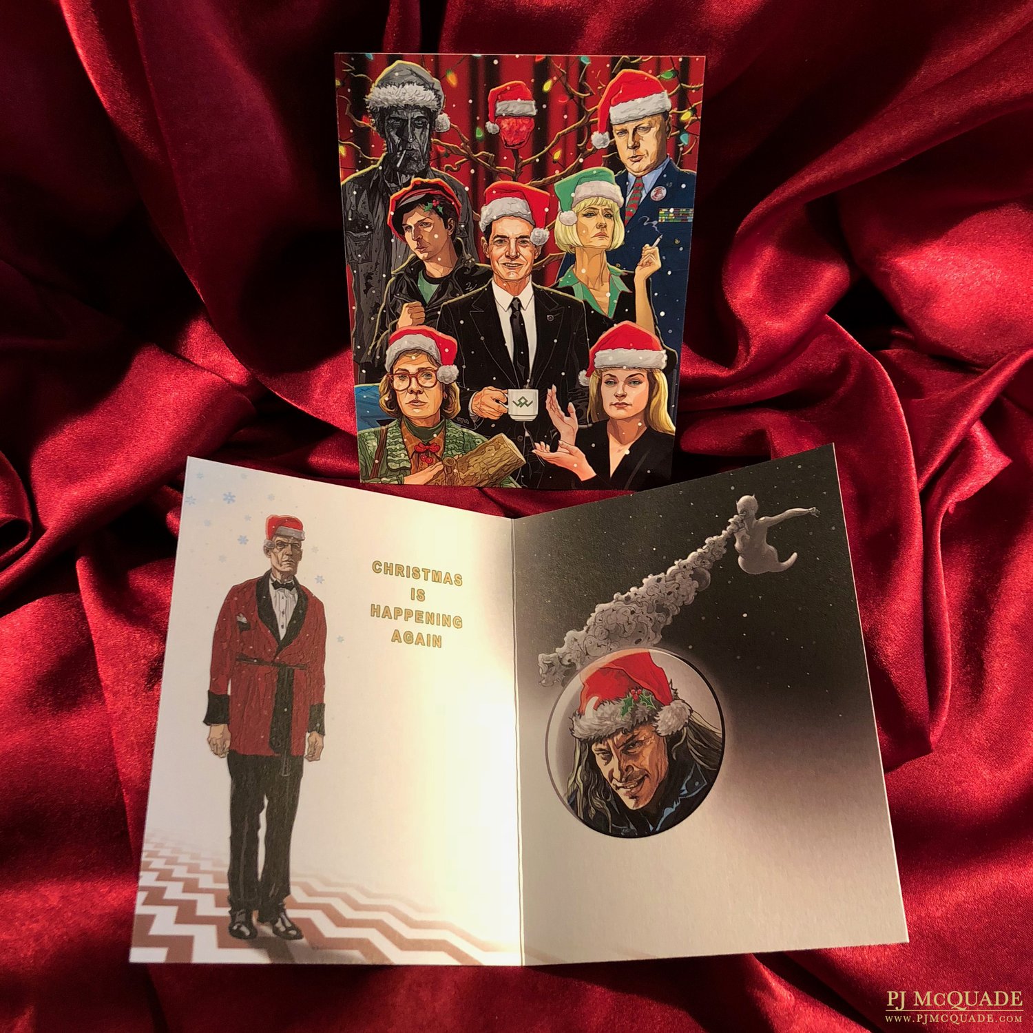 TWIN PEAKS CHRISTMAS CARD PJ McQuade 1.jpg